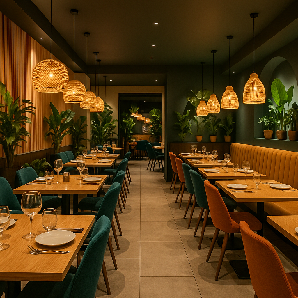 ديكور جذاب وحديث لمطعم لتحسين - مشروع ديكور في المنطقة الوسطى لدى…