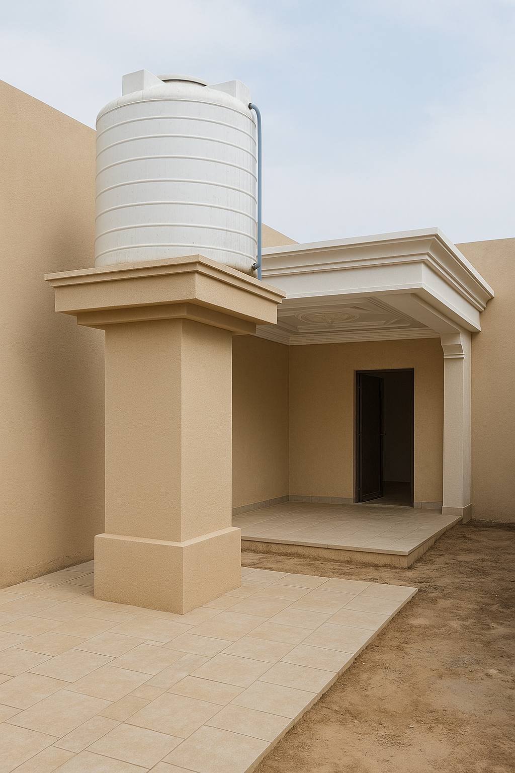 ترقية شاملة لجبس وقاعدة خزان - مشروع ديكور في المنطقة الوسطى لدى ب…