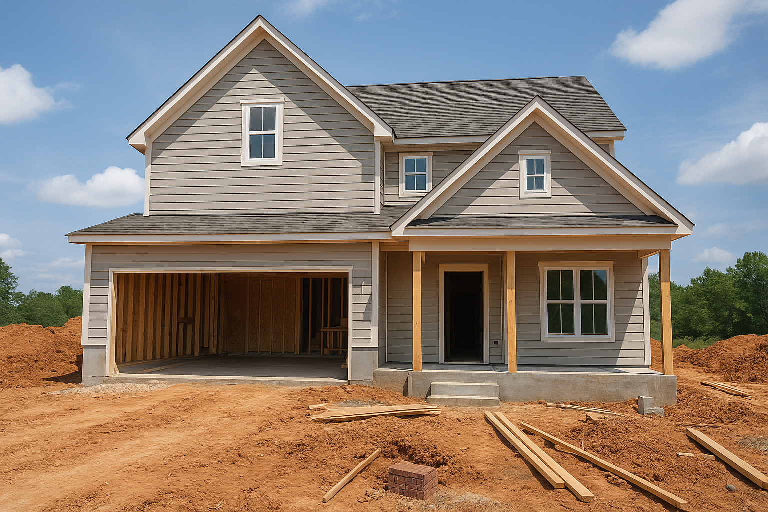 مشروع بناء جديد لبيت عائلي - مشروع بناء جديد في المنطقة الوسطى لدى…