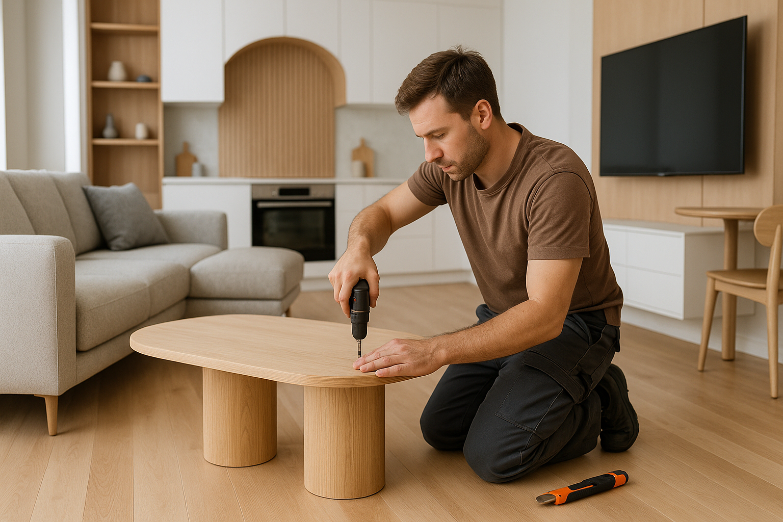 تشطيب وتنفيذ أثاث مبتكر لشقة - مشروع تشطيب في المنطقة الوسطى لدى ب…