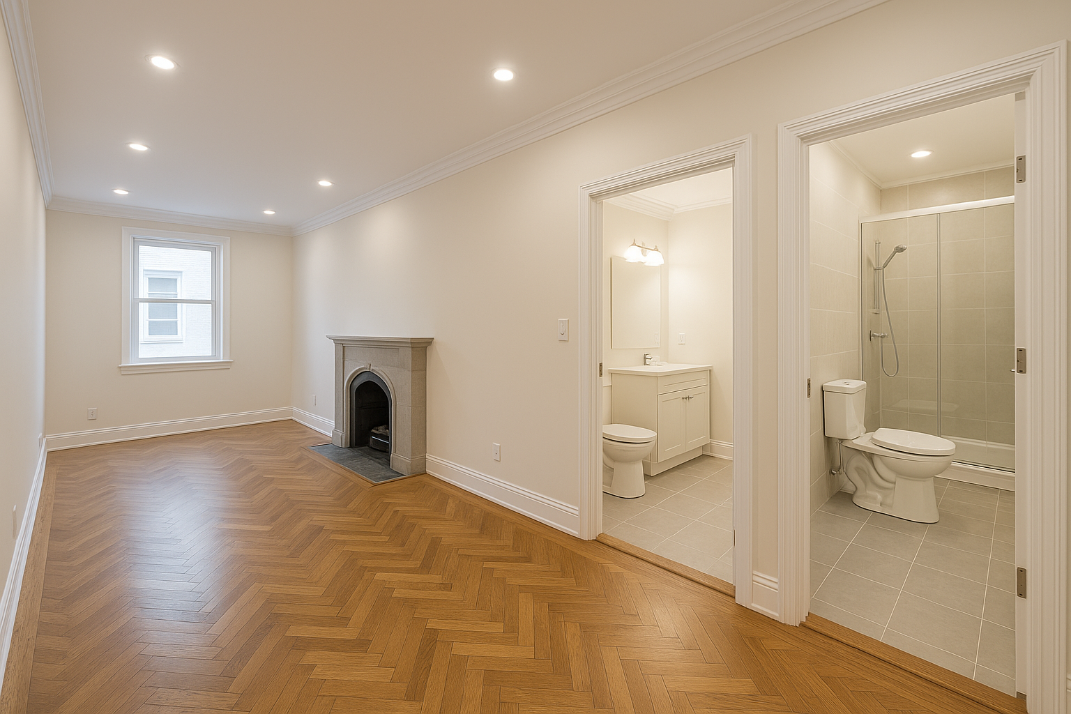 تشطيب واستعادة شقة غرفة وصالة - مشروع تشطيب في المنطقة الوسطى لدى…