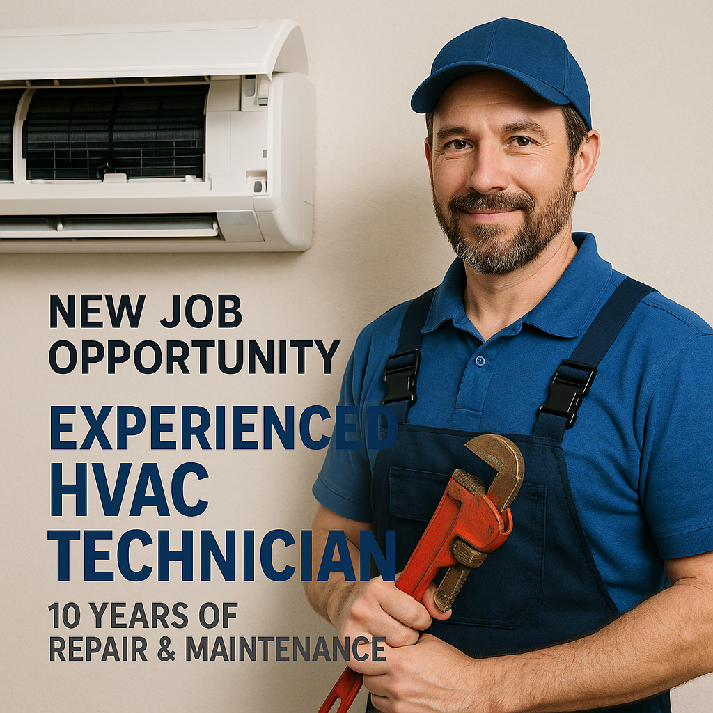 فرصة عمل جديدة لفني تكييف - مشروع ترميم وصيانة في المنطقة الوسطى ل…