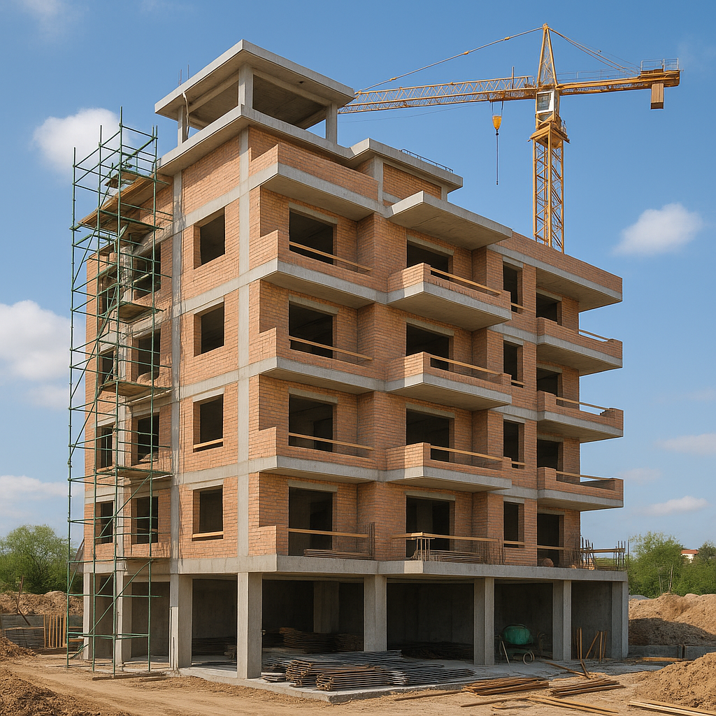 مشروع بناء عمارة سكنية بمواصفات: - مشروع بناء جديد في المنطقة الجن…