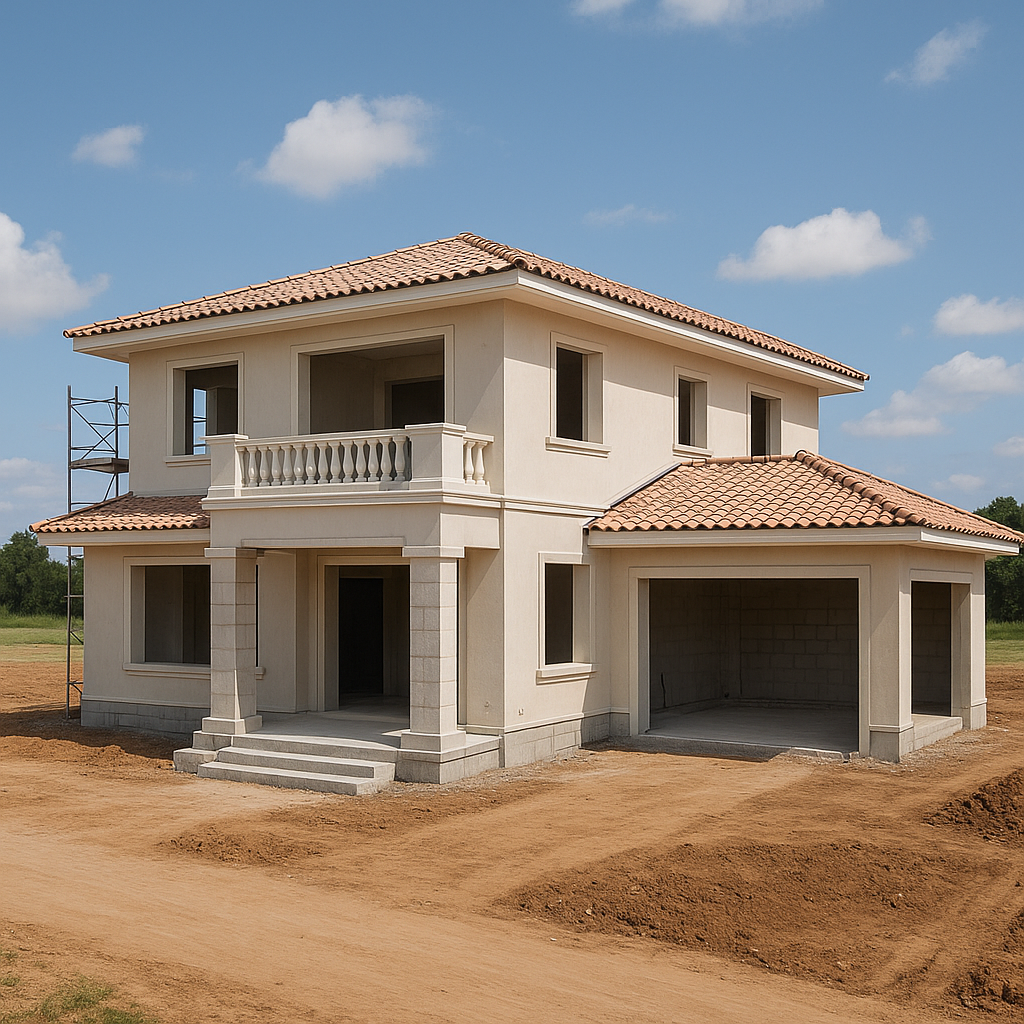 بناء جديد لفيلا سكنية متكاملة - مشروع بناء جديد في المنطقة الوسطى…