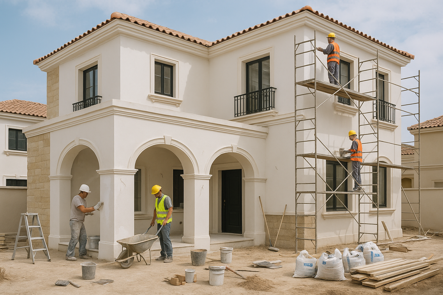 ترميم وتنفيذ أعمال تشطيب فيلا - مشروع تشطيب في المنطقة الوسطى لدى…