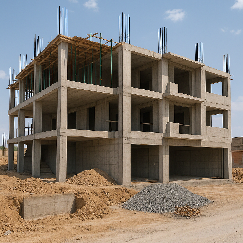 مشروع بناء جديد لأرض بدروم - مشروع بناء جديد في المنطقة الغربية لد…