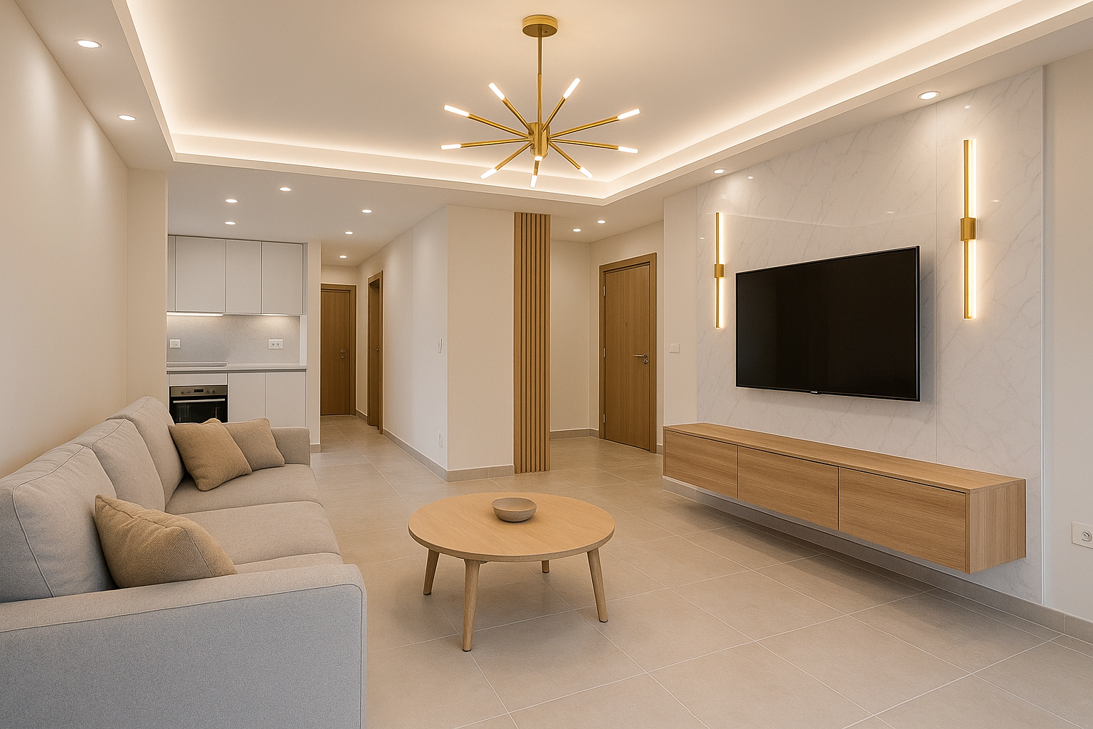 مشروع تشطيب متميز لشقة سكنية - مشروع تشطيب في المنطقة الغربية لدى…