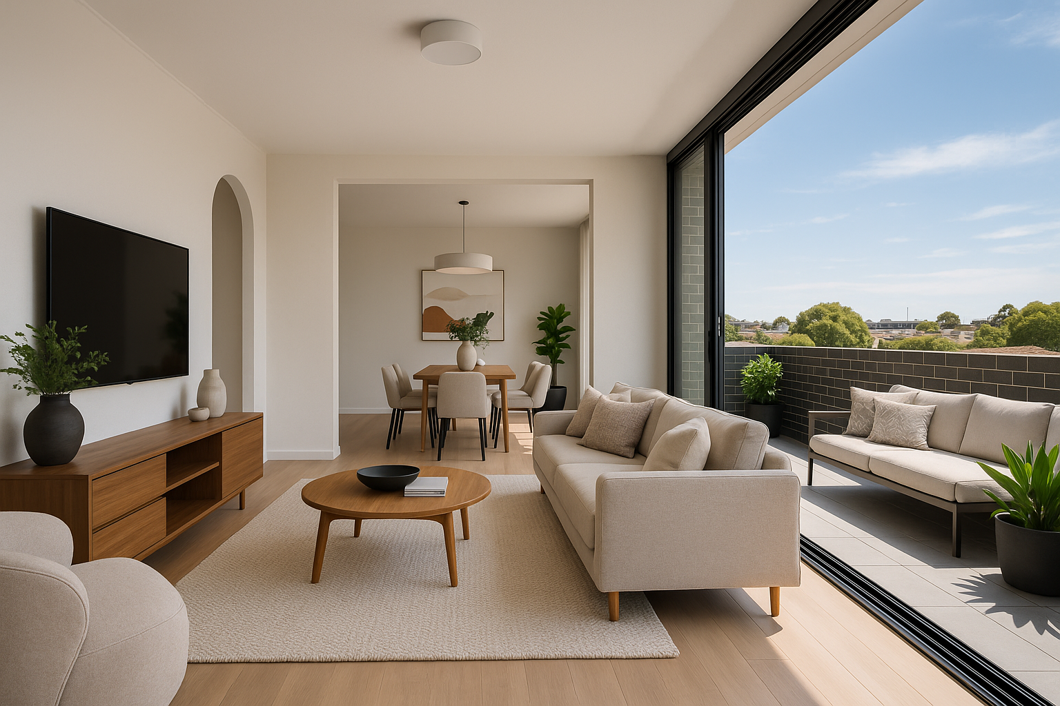 تصميم داخلي وخارجي متميز لشقة - مشروع ديكور في المنطقة الوسطى لدى…