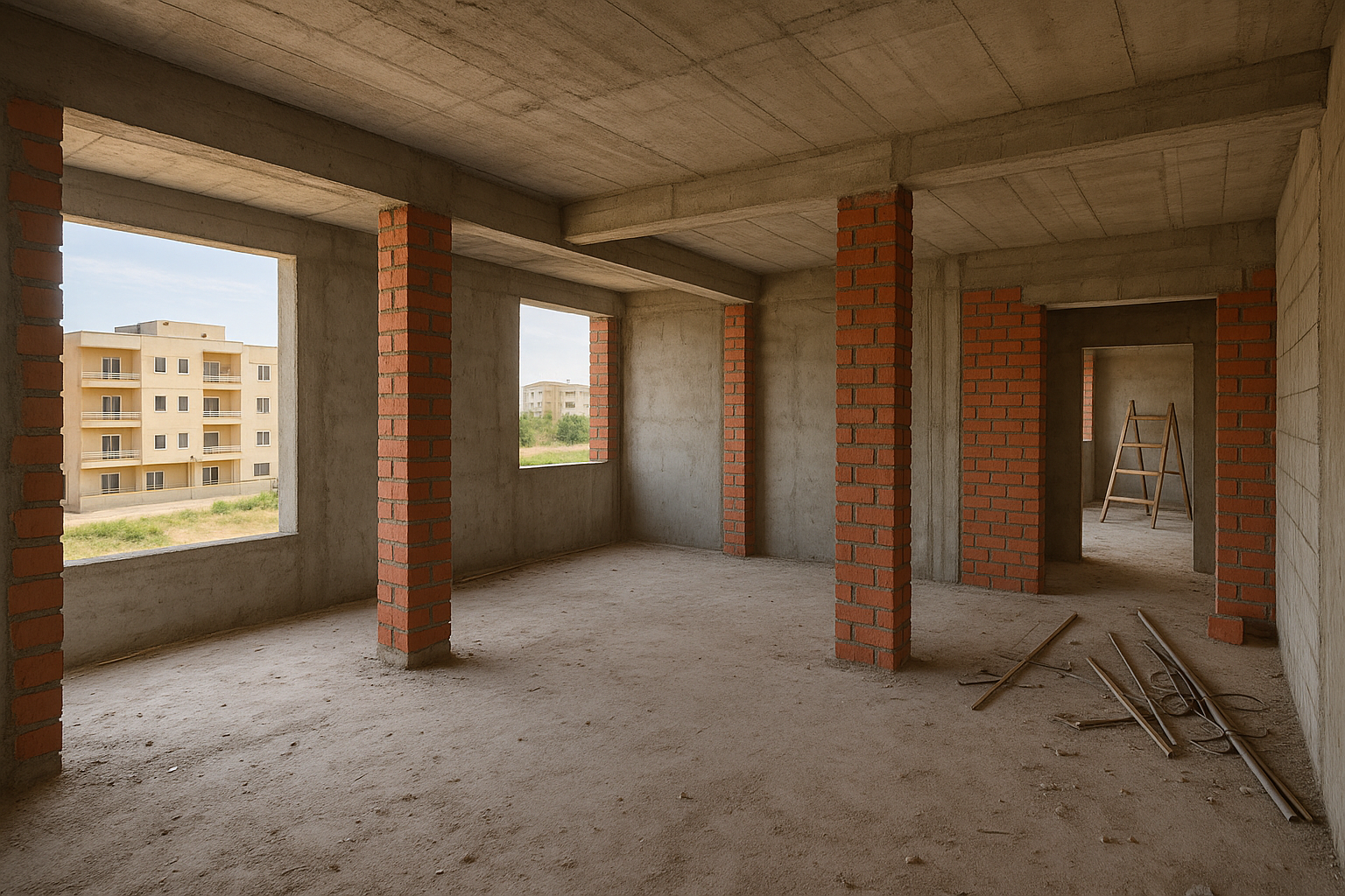 مشروع تشطيب للدور الثاني في - مشروع تشطيب في المنطقة الوسطى لدى بو…