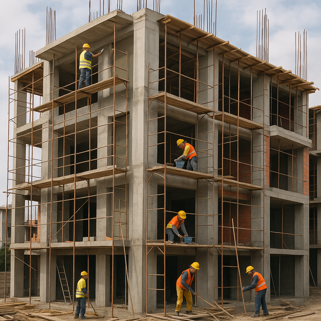 بدء مشروع تشطيب شامل لعمارة - مشروع تشطيب في المنطقة الغربية لدى ب…