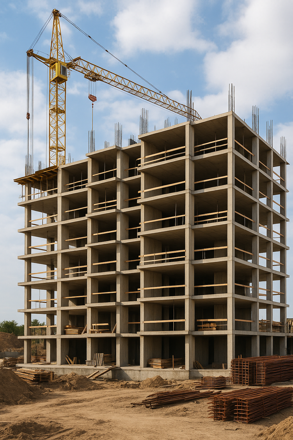 مشروع بناء جديد لعمارة سكنية - مشروع بناء جديد في المنطقة الغربية…