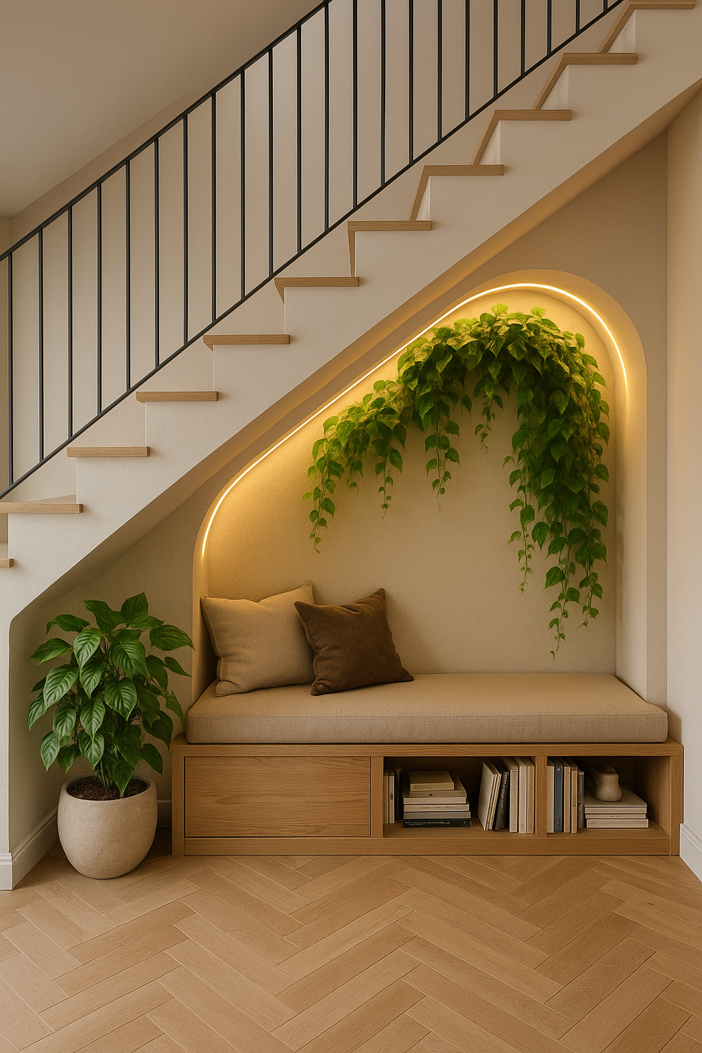 تصميم مبتكر لديكور منطقة تحت - مشروع ديكور في المنطقة الوسطى لدى ب…