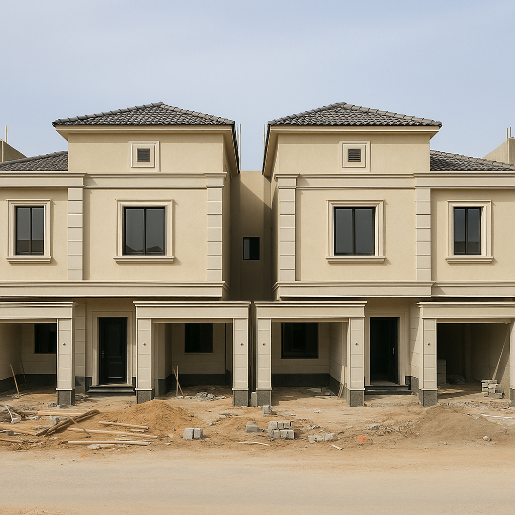 مشروع بناء فلل دبلكس جديدة - مشروع بناء جديد في المنطقة الوسطى لدى…