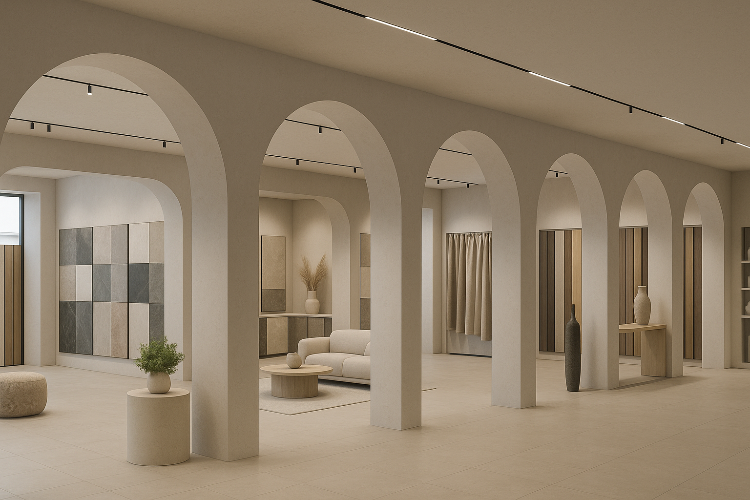 مشروع تصميم داخلي لمعرض ديكور - مشروع ديكور في المنطقة الوسطى لدى…