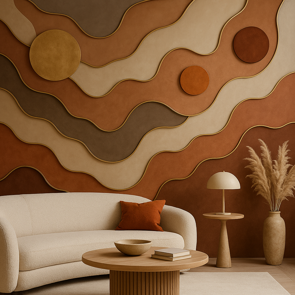 ديكور جدار مبتكر لإضفاء لمسة - مشروع ديكور في المنطقة الشرقية لدى…