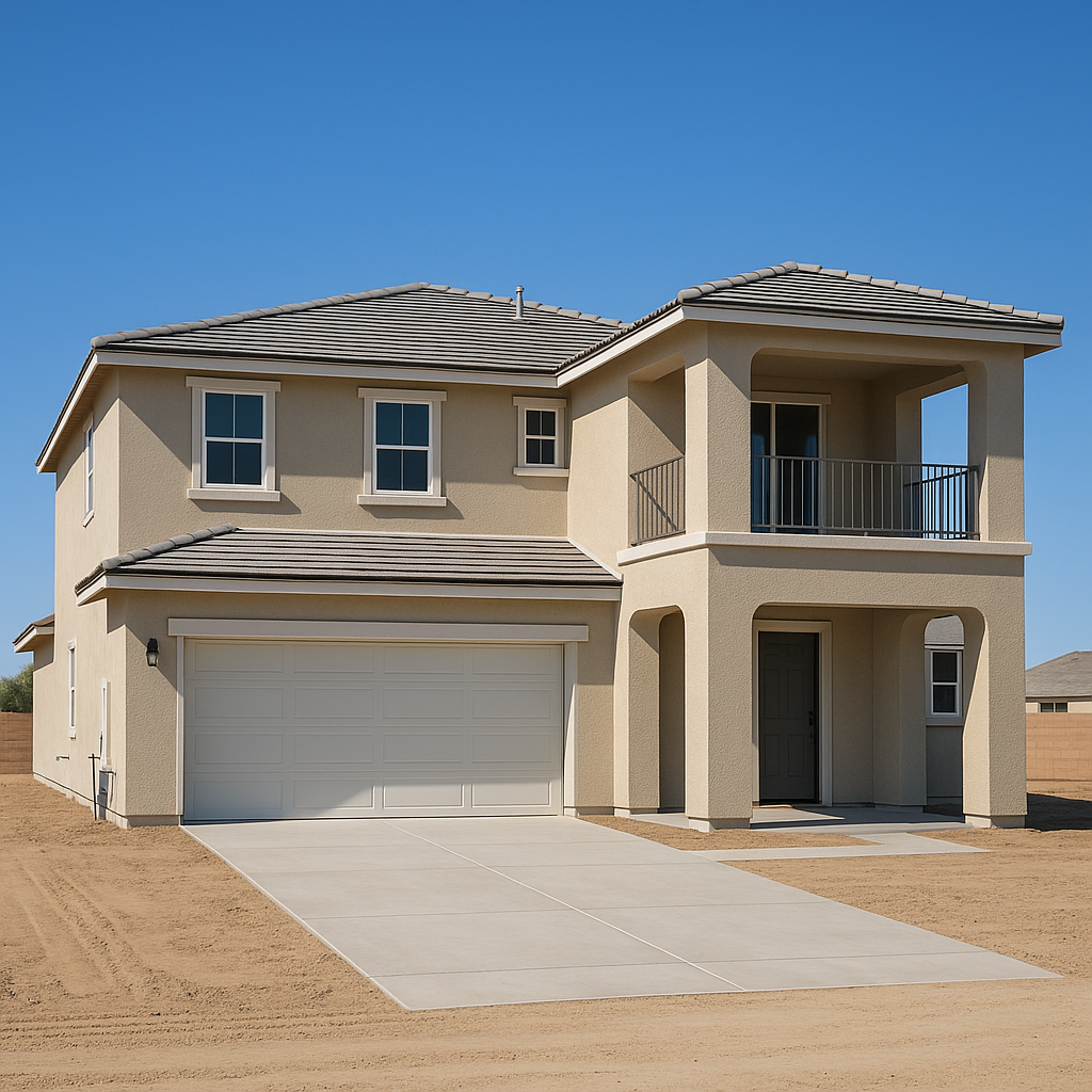 بناء جديد لدورين وملحق على - مشروع بناء جديد في المنطقة الغربية لد…