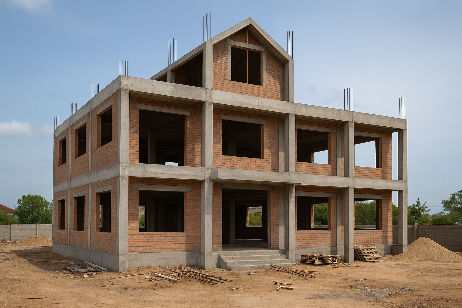 بناء جديد لعمارة بمساحة ٨٠٥ - مشروع بناء جديد في المنطقة الوسطى لد…