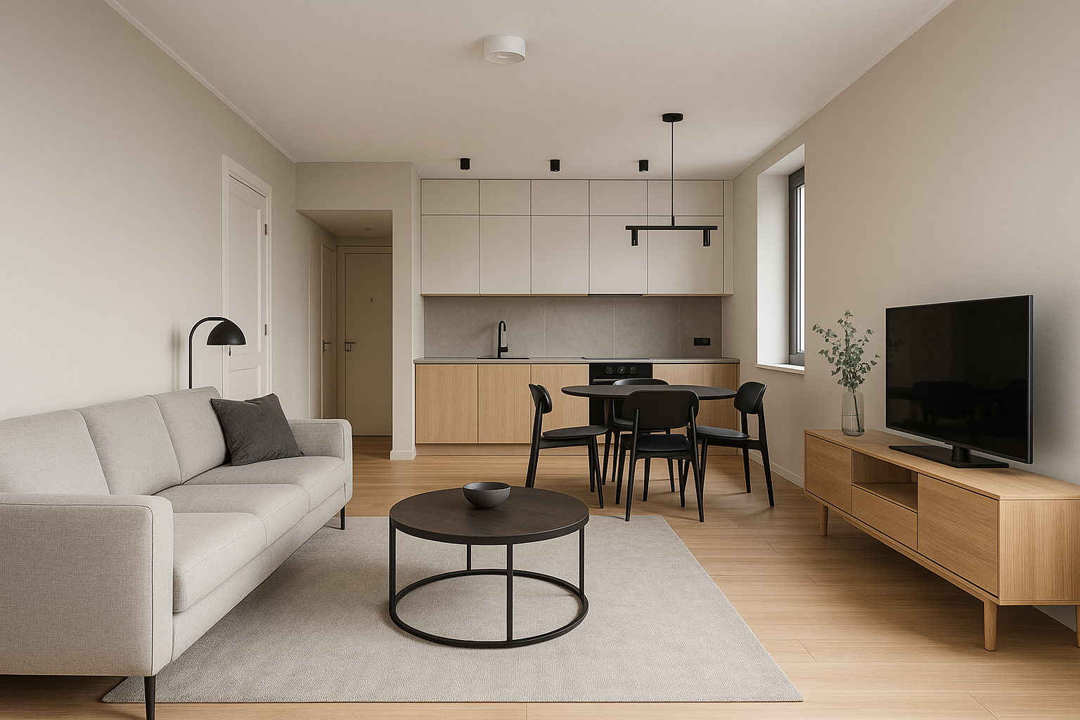 تشطيب شقة حديثة بلمسات أنيقة - مشروع تشطيب في المنطقة الوسطى لدى ب…