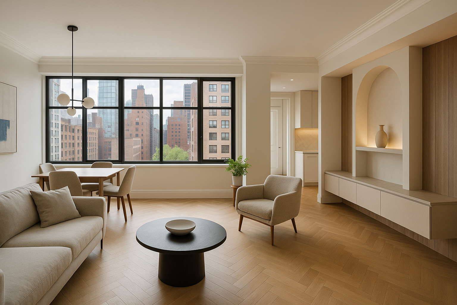 تشطيب ديكور داخلي لشقة سكنية - مشروع تشطيب في المنطقة الوسطى لدى ب…