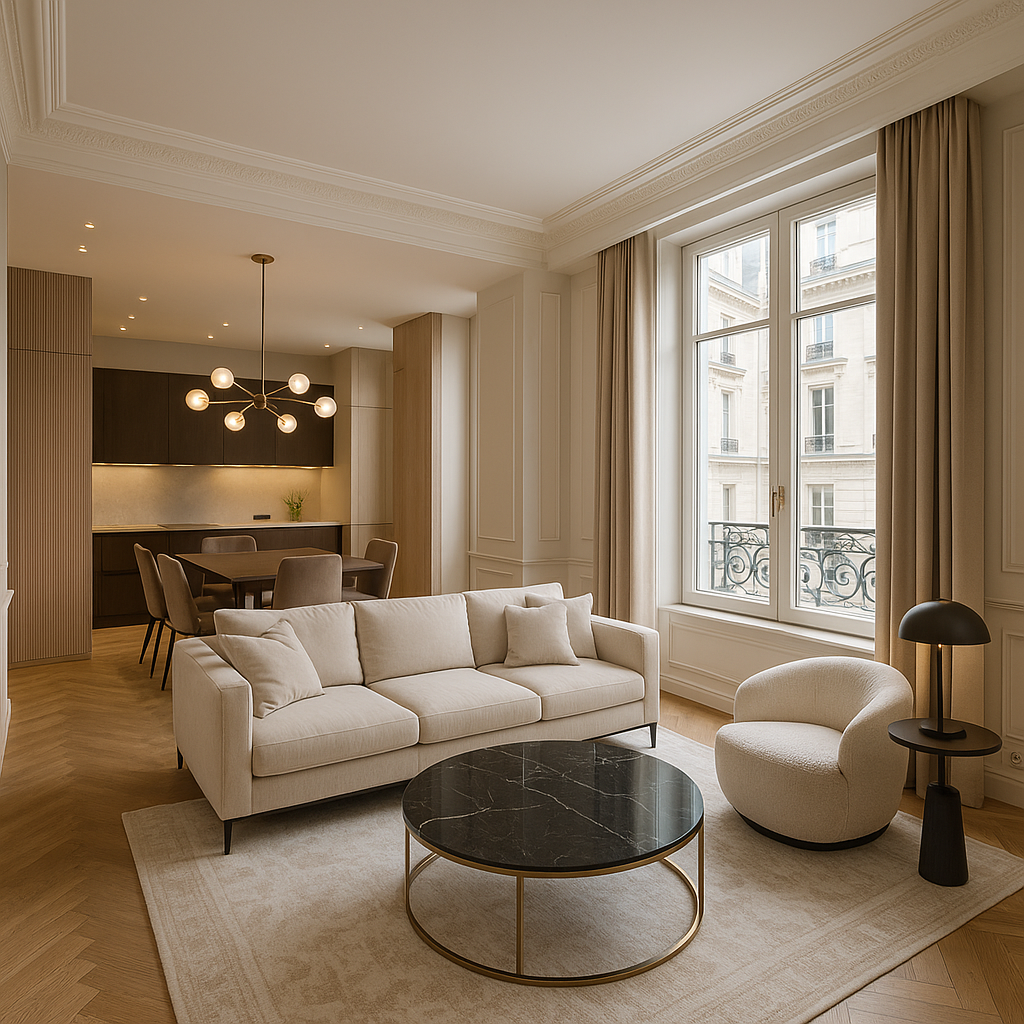 تطوير داخلي فاخر لشقة سكنية - مشروع تشطيب في المنطقة الوسطى لدى بو…