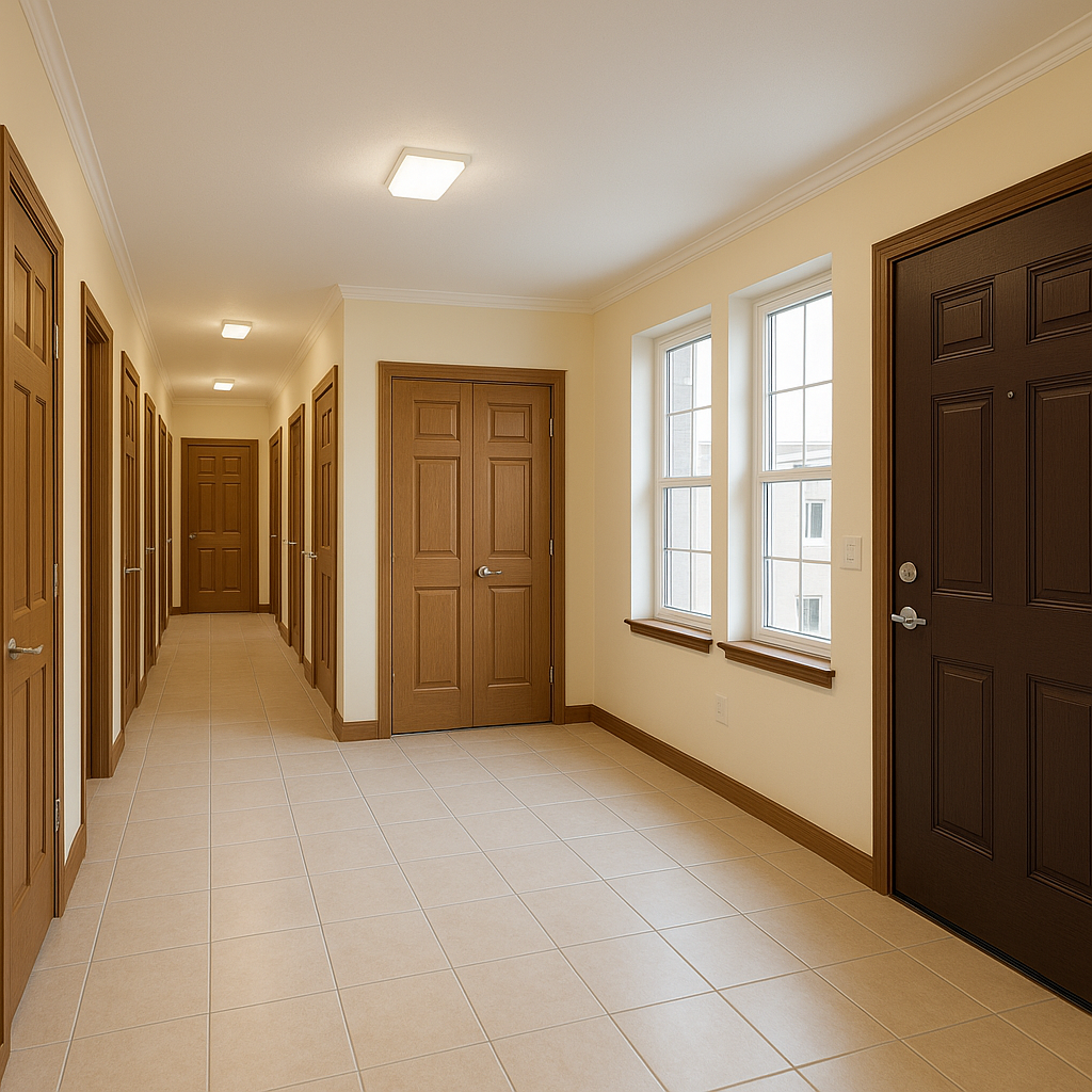 تشطيب شقة: تركيب 16 باب - مشروع تشطيب في المنطقة الغربية لدى بوابات…