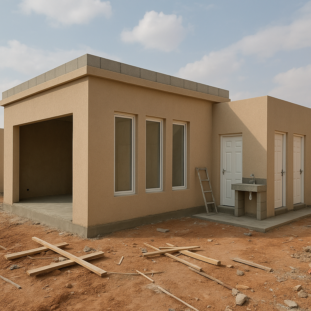 مشروع بناء مجلس خارجي بمقاس - مشروع بناء جديد في المنطقة الغربية ل…