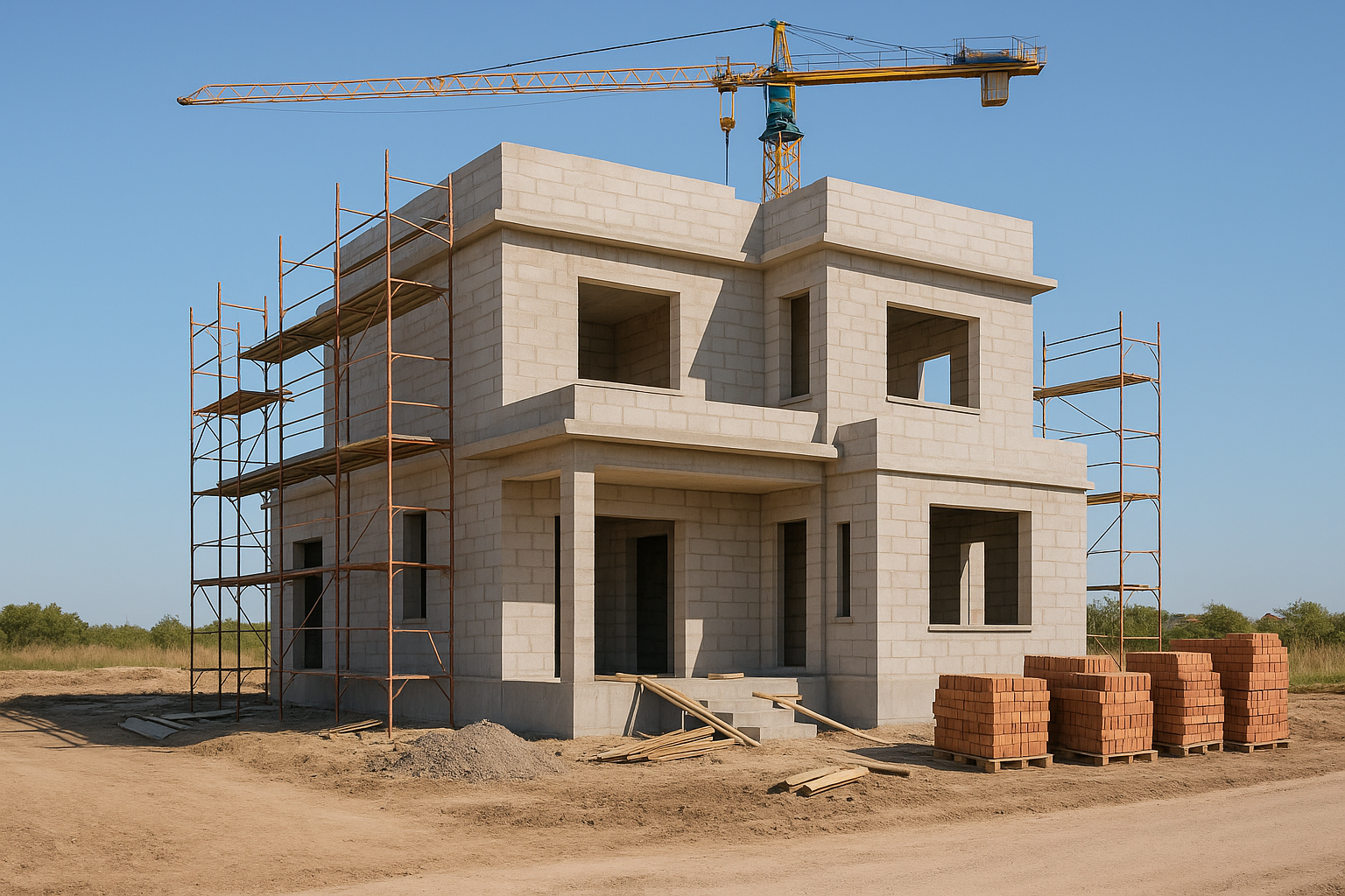 بناء عمارة جديدة مكونة من - مشروع بناء جديد في المنطقة الغربية لدى…