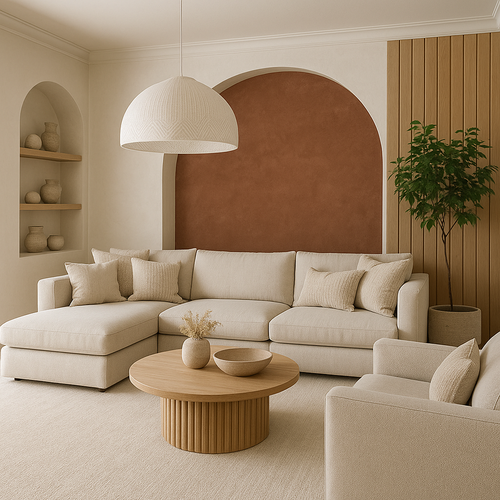 تجديد ديكور مبتكر لمجلس عصري - مشروع ديكور في المنطقة الشرقية لدى…