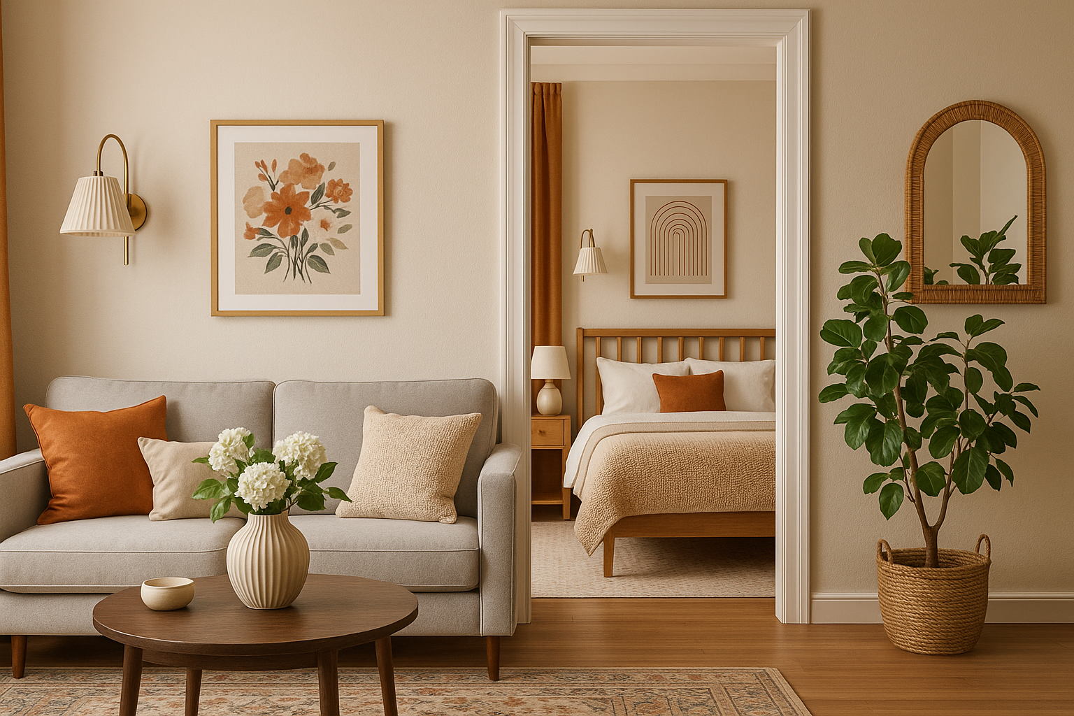 "تحسينات ديكور جذابة لغرفة النوم - مشروع ديكور في المنطقة الغربية…