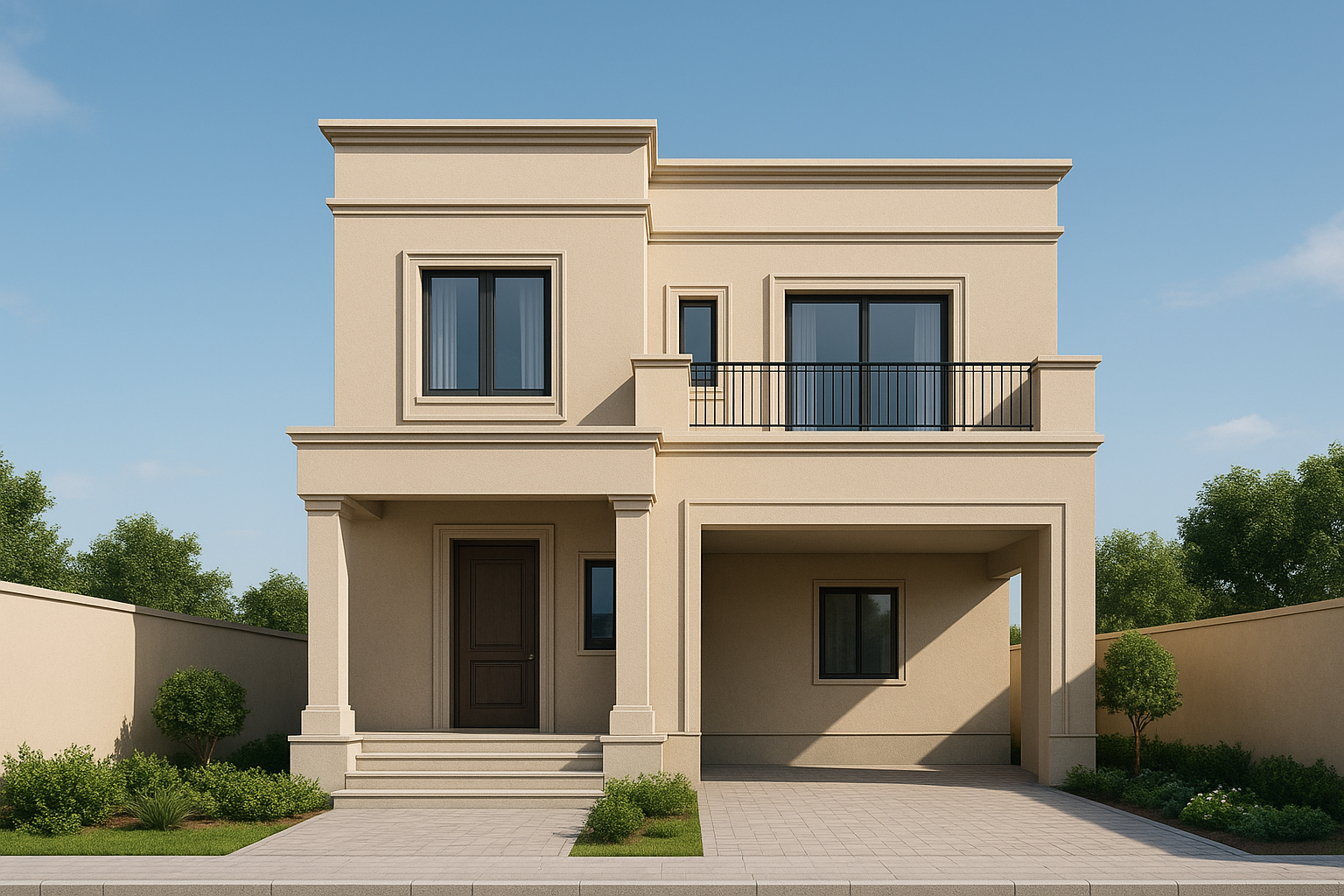 بناء فيلا درج داخلي وشقة - مشروع تشطيب في المنطقة الوسطى لدى بوابا…