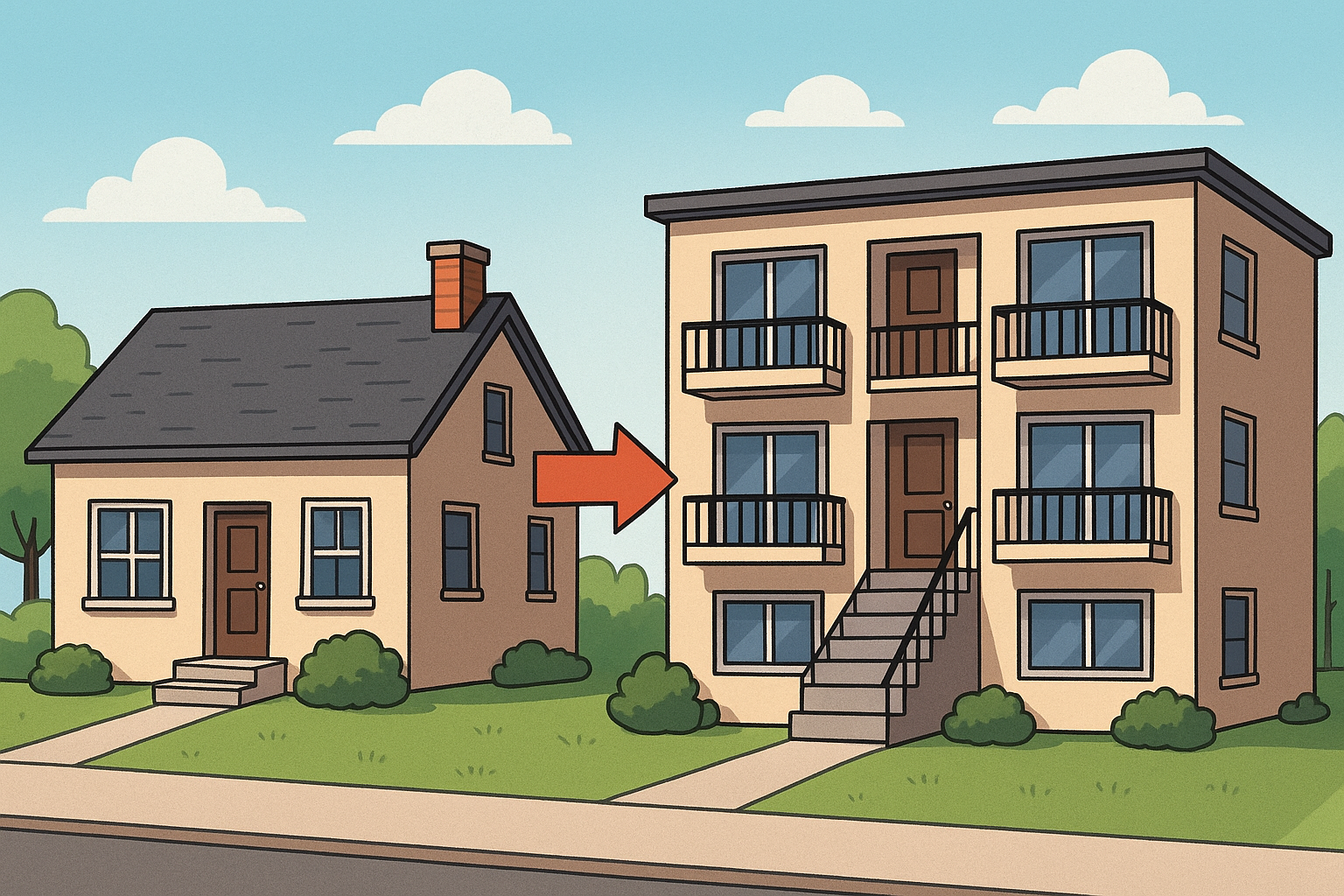 تطوير مشروع جديد لتحويل منزل - مشروع بناء جديد في المنطقة الوسطى ل…