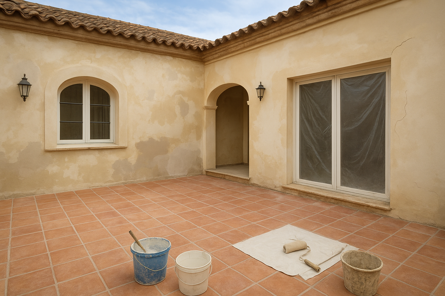 مشروع ترميم وتجديد فيلا: تغيير - مشروع تشطيب في المنطقة الوسطى لدى…