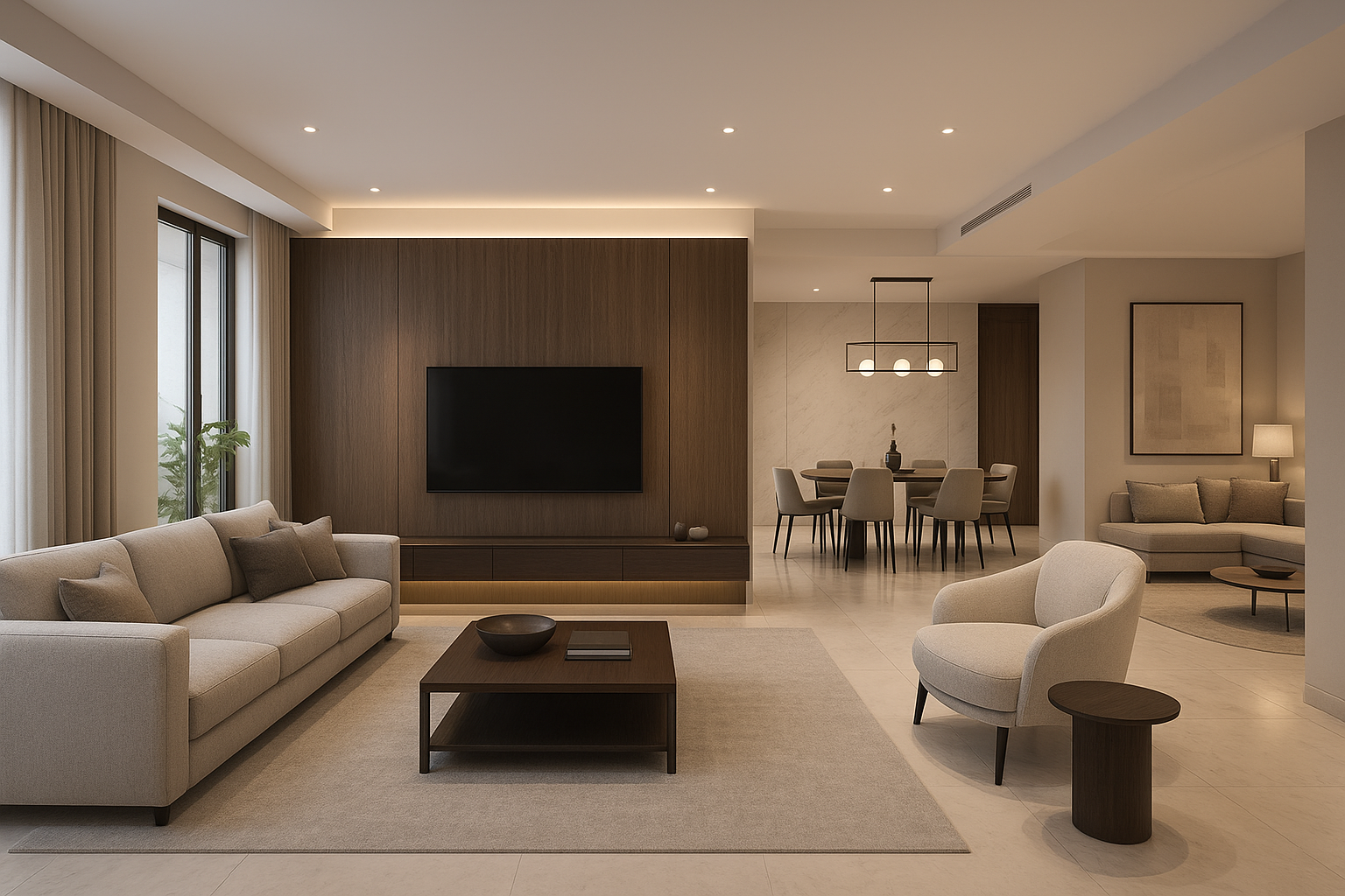 تجديد ديكور شامل لفله مع - مشروع تشطيب في المنطقة الوسطى لدى بوابا…