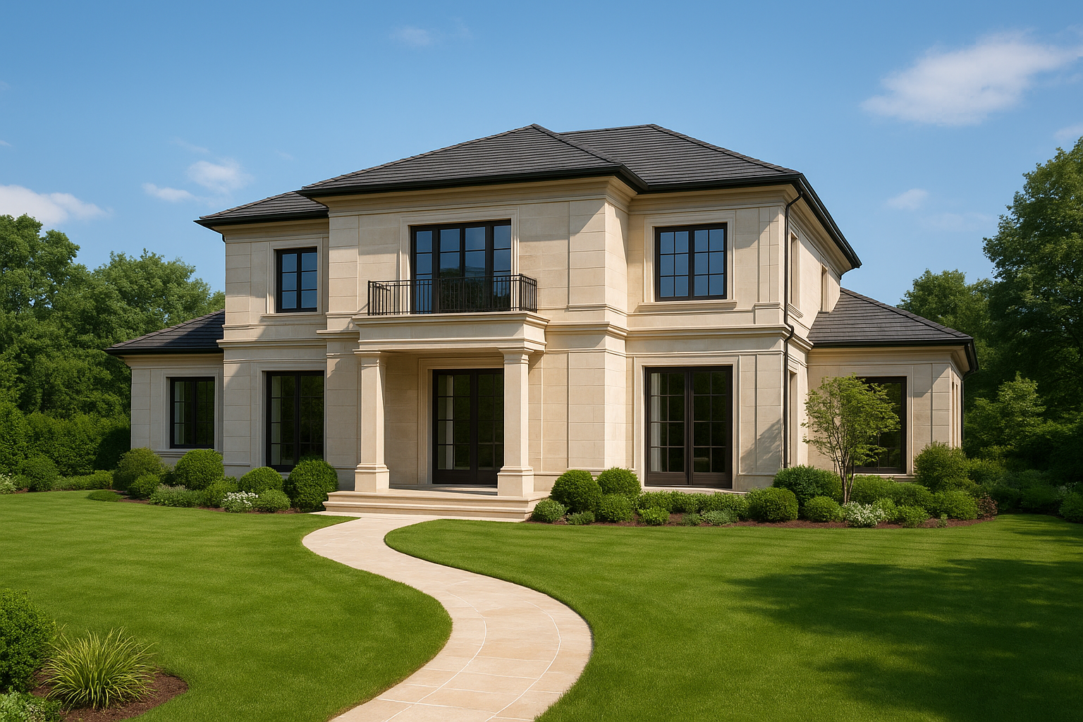 مشروع بناء جديد لفيلا فاخرة - مشروع بناء جديد في المنطقة الوسطى لد…