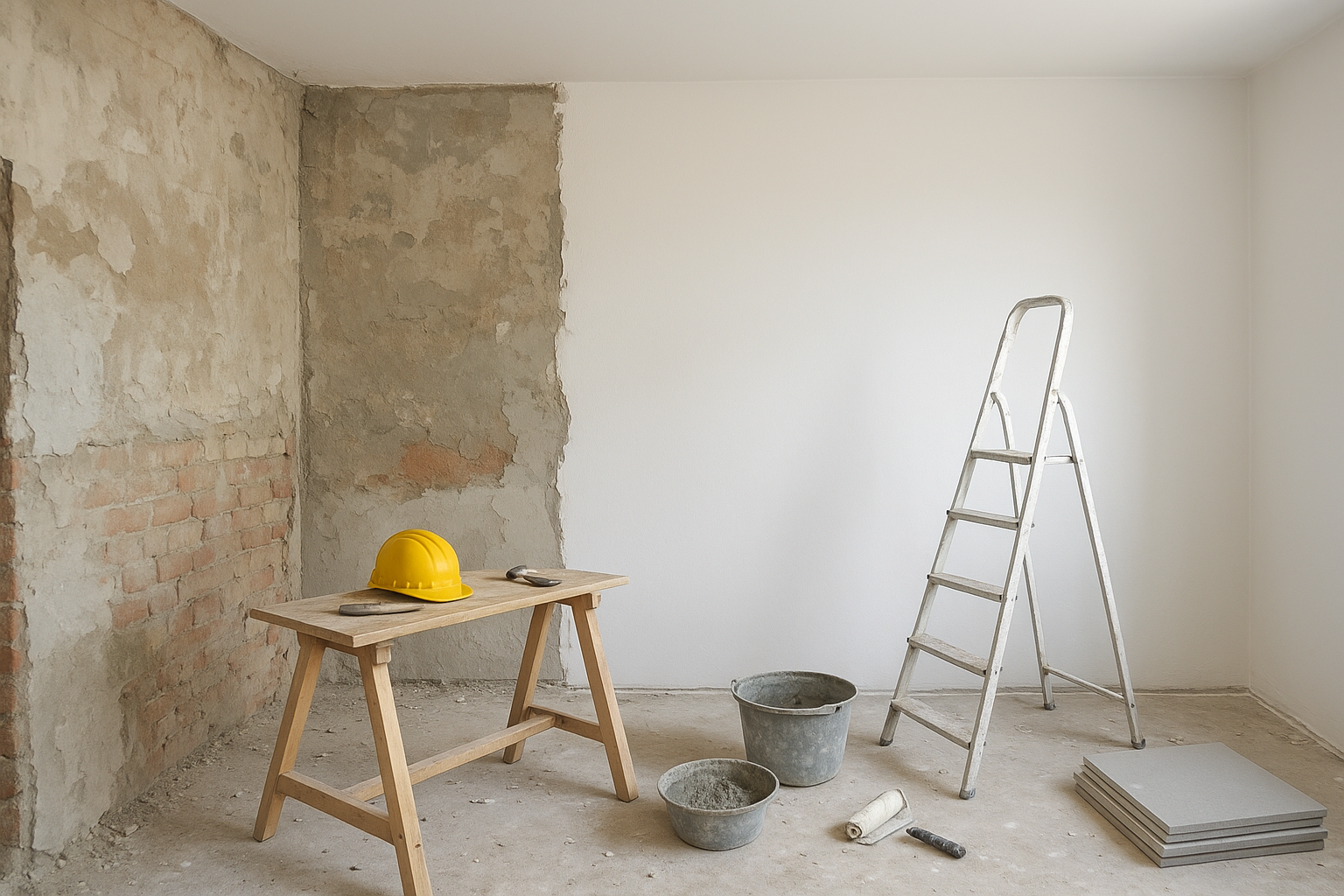 مشروع بناء ارتداد وتشطيب شقة - مشروع تشطيب في المنطقة الوسطى لدى ب…