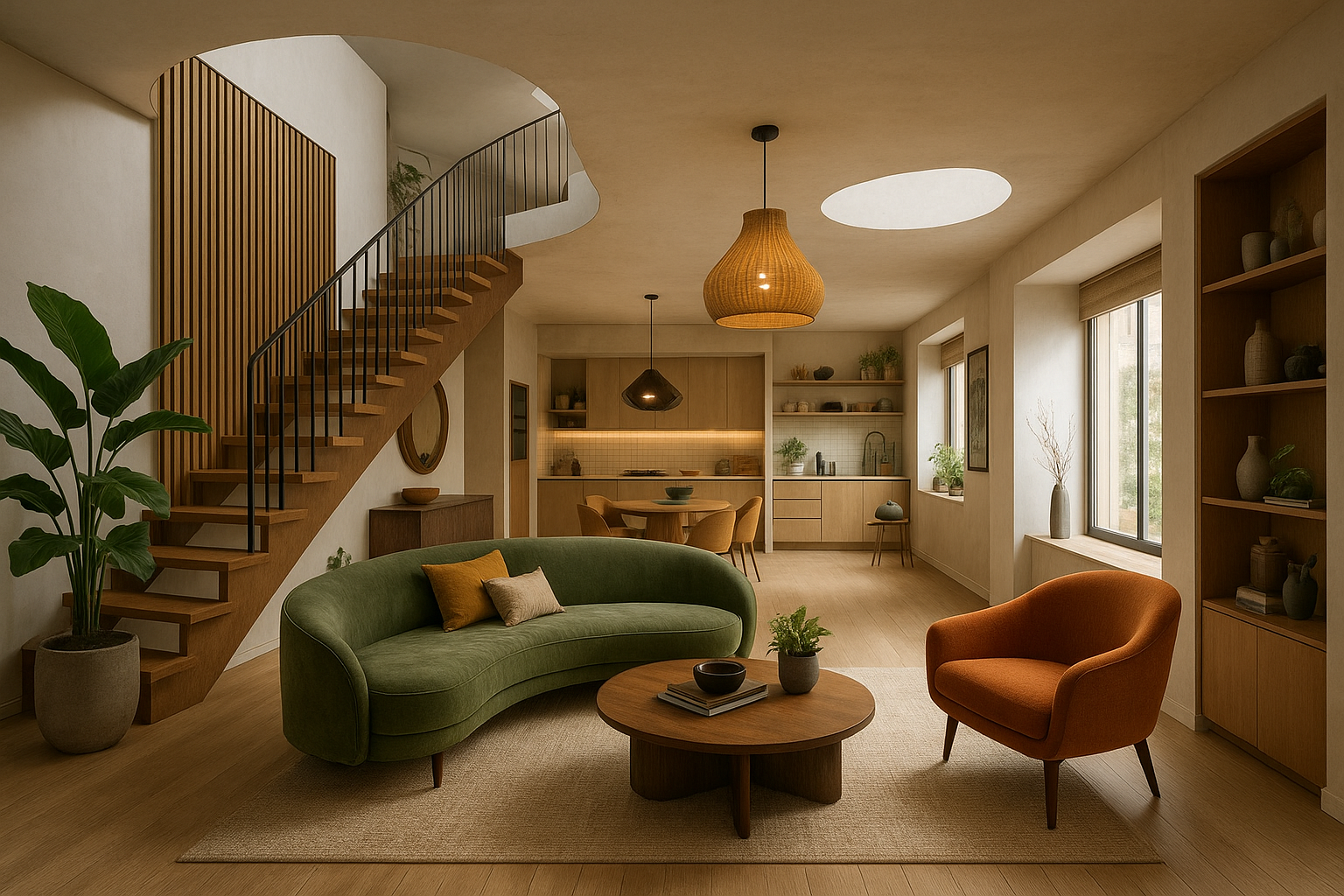 تصميم داخلي مبتكر لدور كامل - مشروع ديكور في المنطقة الغربية لدى ب…