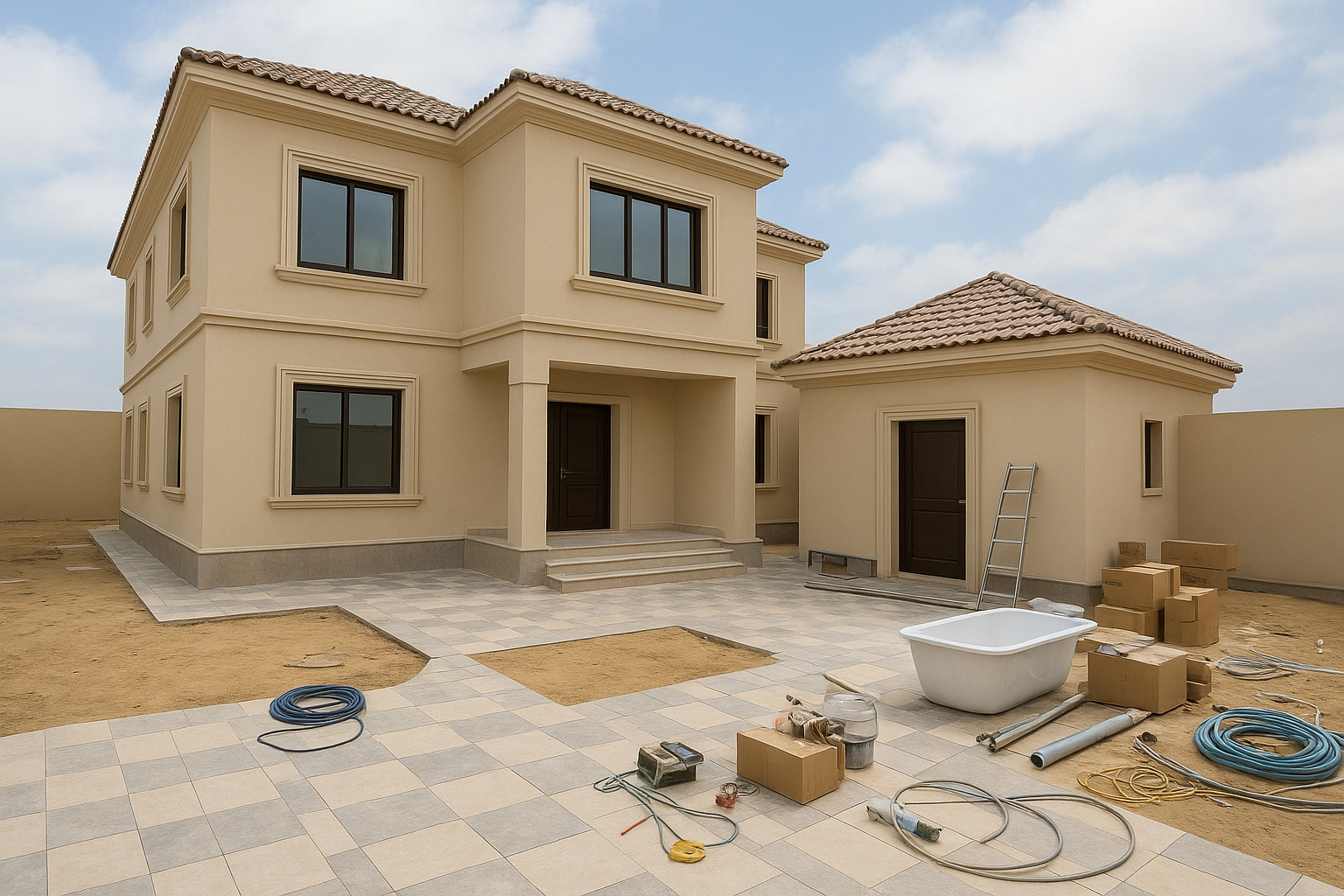 مشروع تشطيب فيلا دورين مع - مشروع تشطيب في المنطقة الغربية لدى بوا…