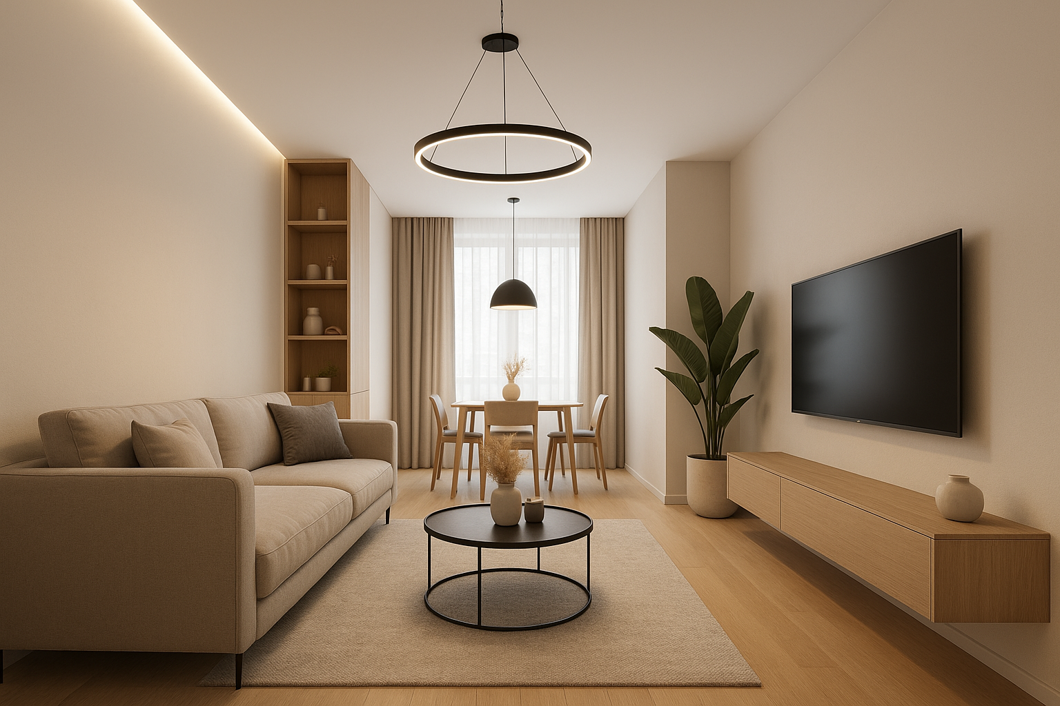 مشروع تصميم ديكور داخلي حديث - مشروع ديكور في المنطقة الغربية لدى…