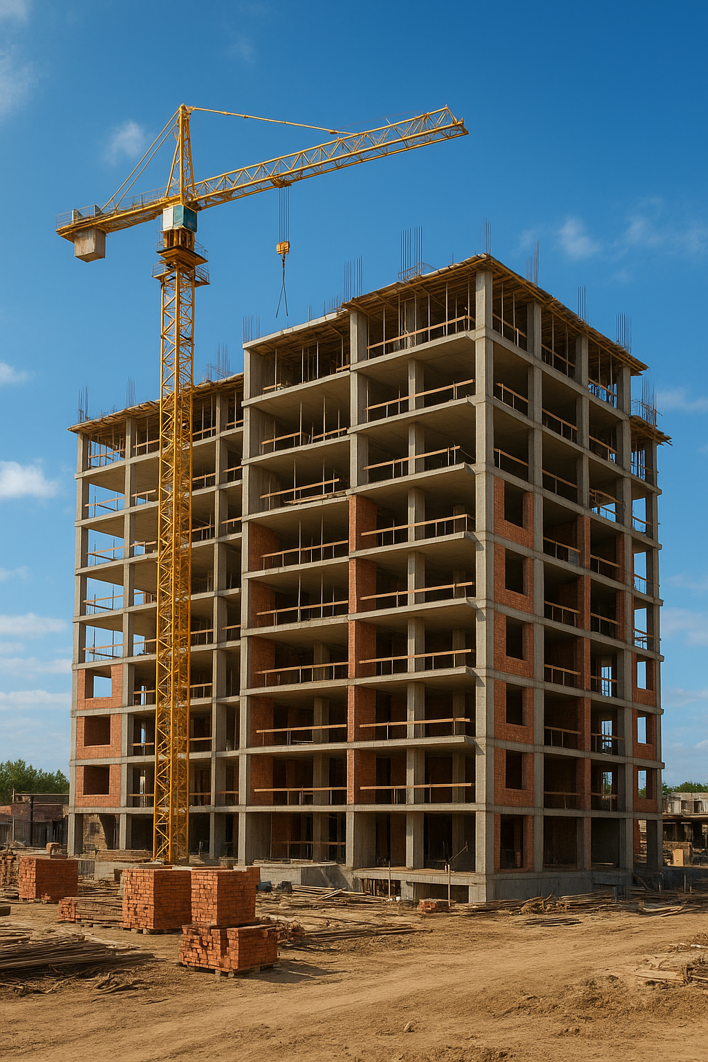 مشروع بناء جديد لعمارة سكنية - مشروع بناء جديد في المنطقة الغربية…