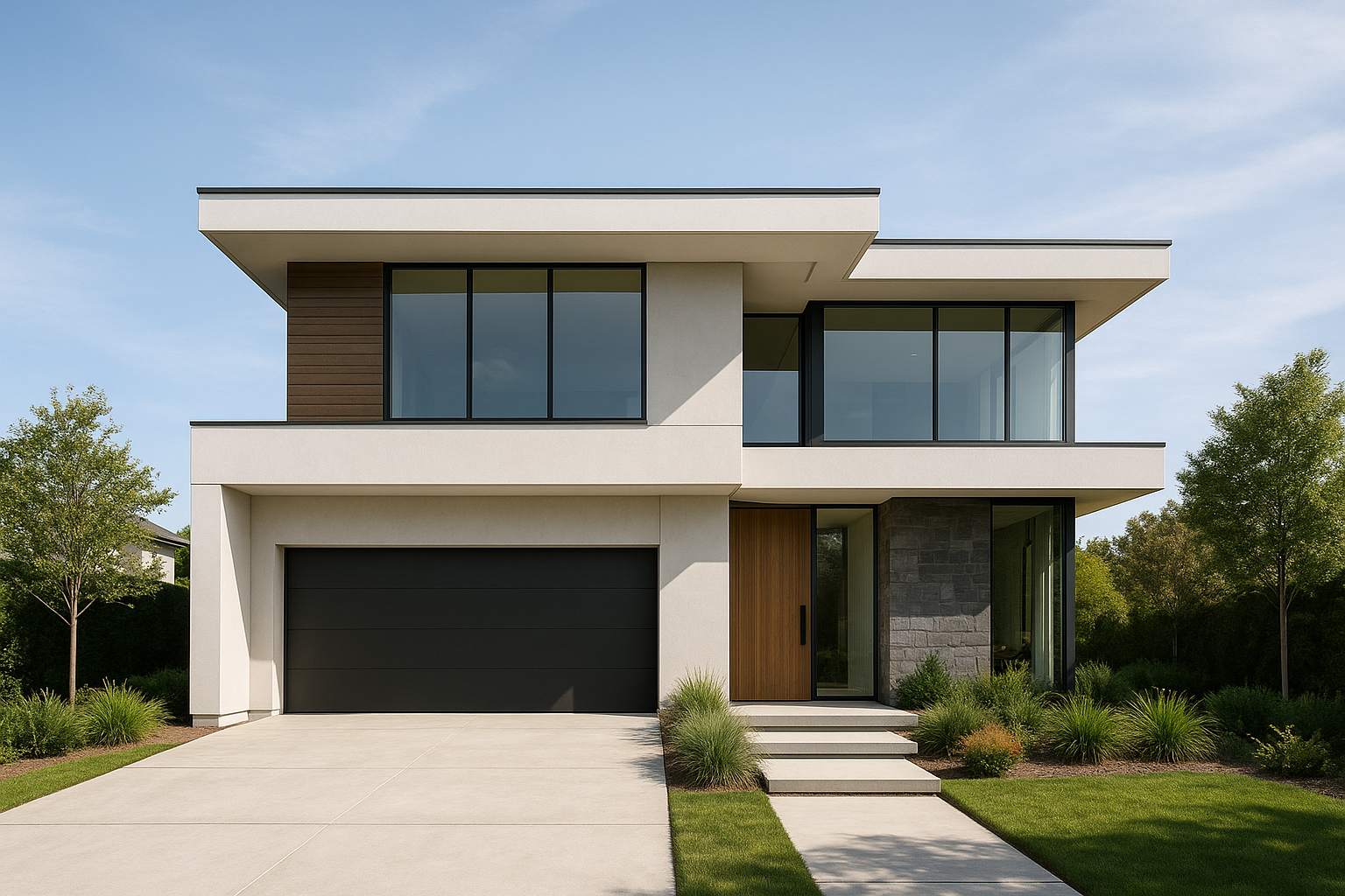 بناء فله جديدة بتصميم حديث - مشروع بناء جديد في المنطقة الوسطى لدى…