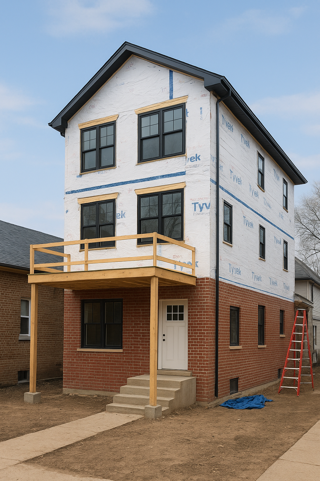 ترميم وبناء دورين إضافيين مع - مشروع تشطيب في المنطقة الغربية لدى…