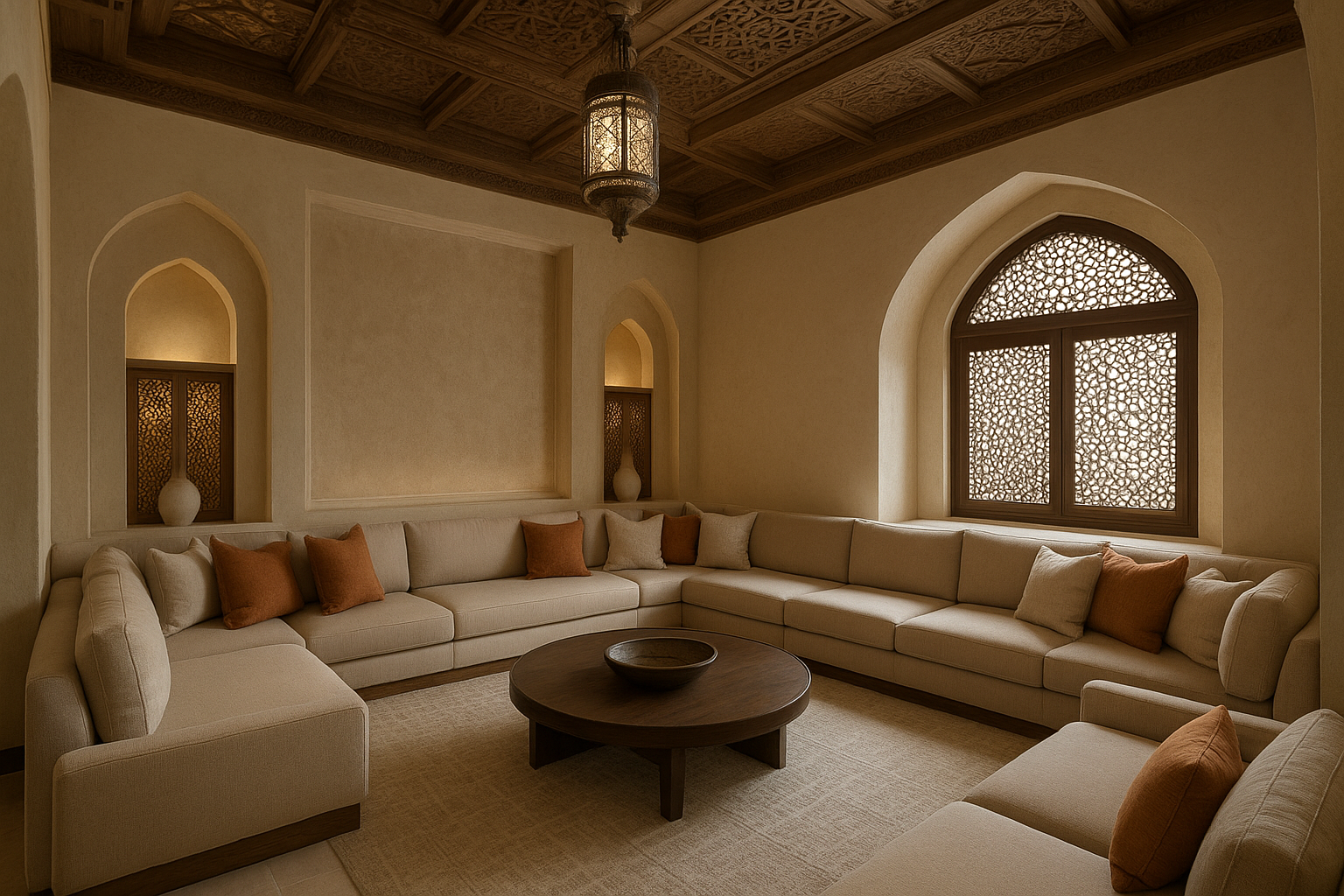 مشروع تصميم داخلي حديث لمجلس - مشروع ديكور في المنطقة الغربية لدى…