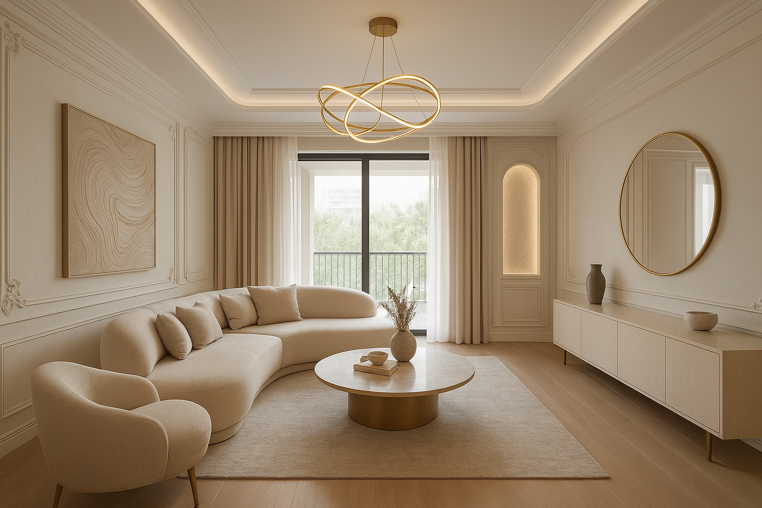 تشطيب داخلي أنيق لشقة مميزة - مشروع تشطيب في المنطقة الغربية لدى ب…