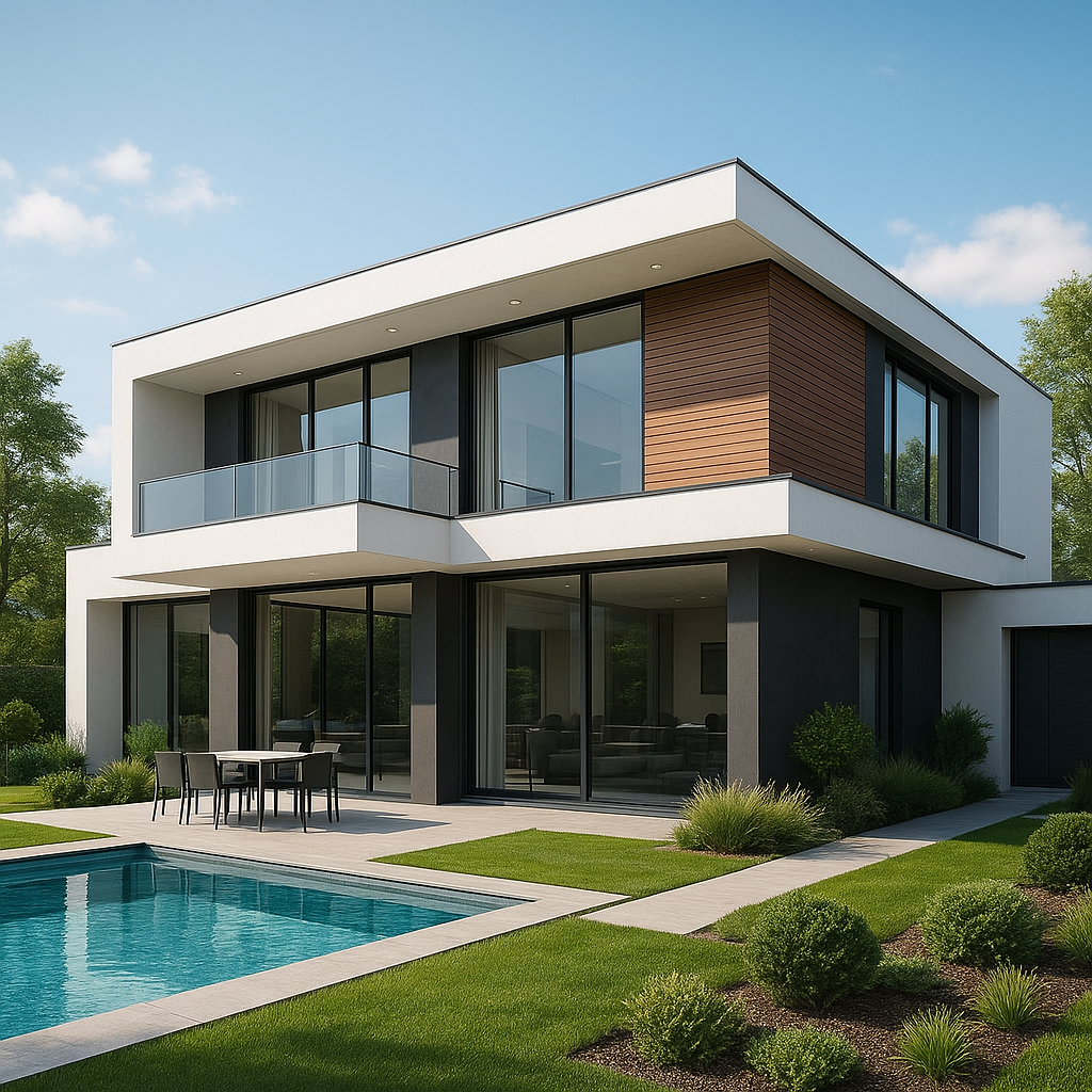 مشروع بناء جديد لفيلا فاخرة - مشروع بناء جديد في المنطقة الوسطى لد…