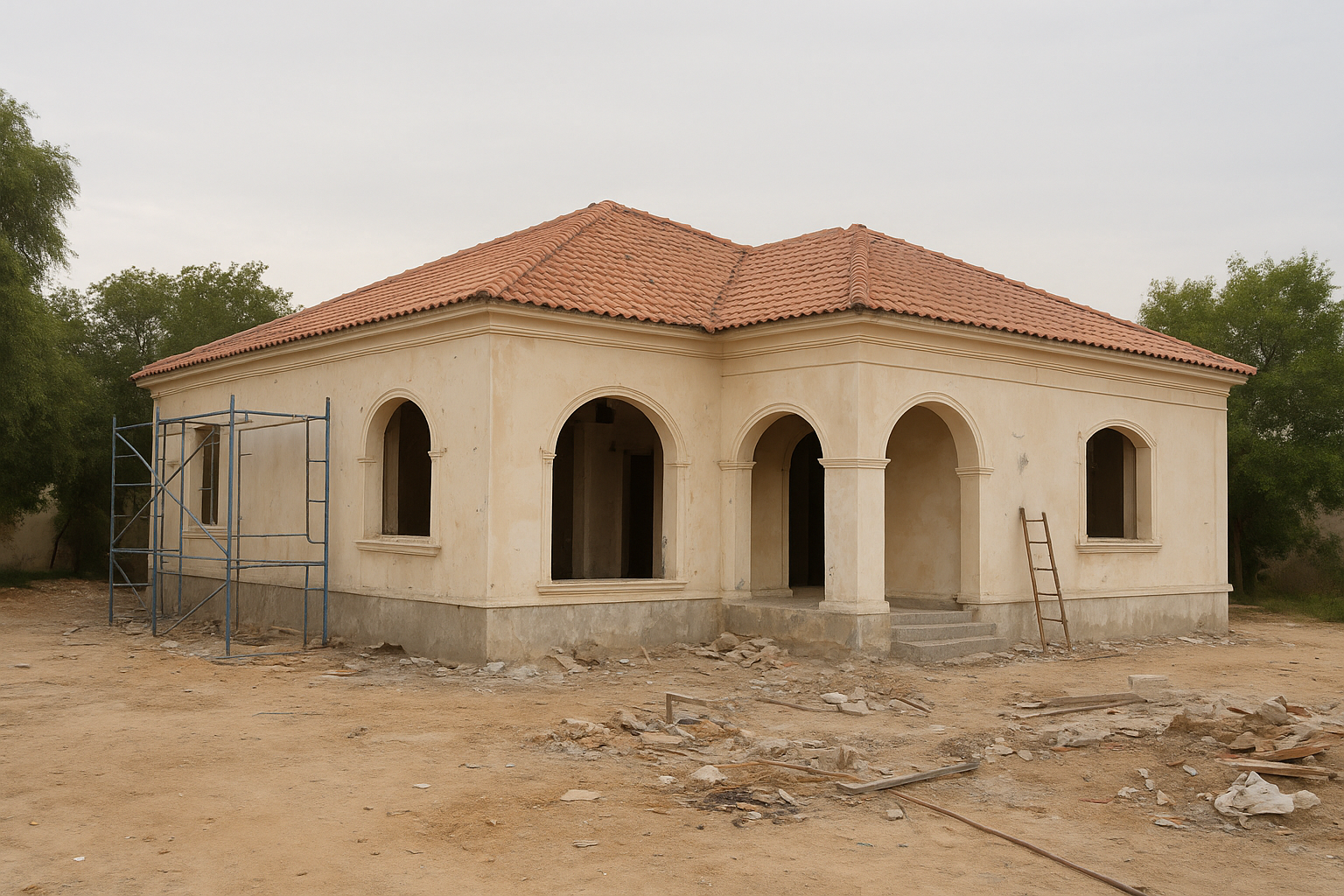 مشروع ترميم وصيانة فيلا دور - مشروع تشطيب في المنطقة الوسطى لدى بو…