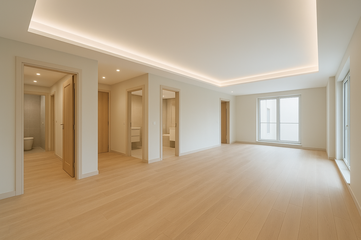 تشطيب ديكورات شقة خمسة غرف - مشروع تشطيب في المنطقة الغربية لدى بو…