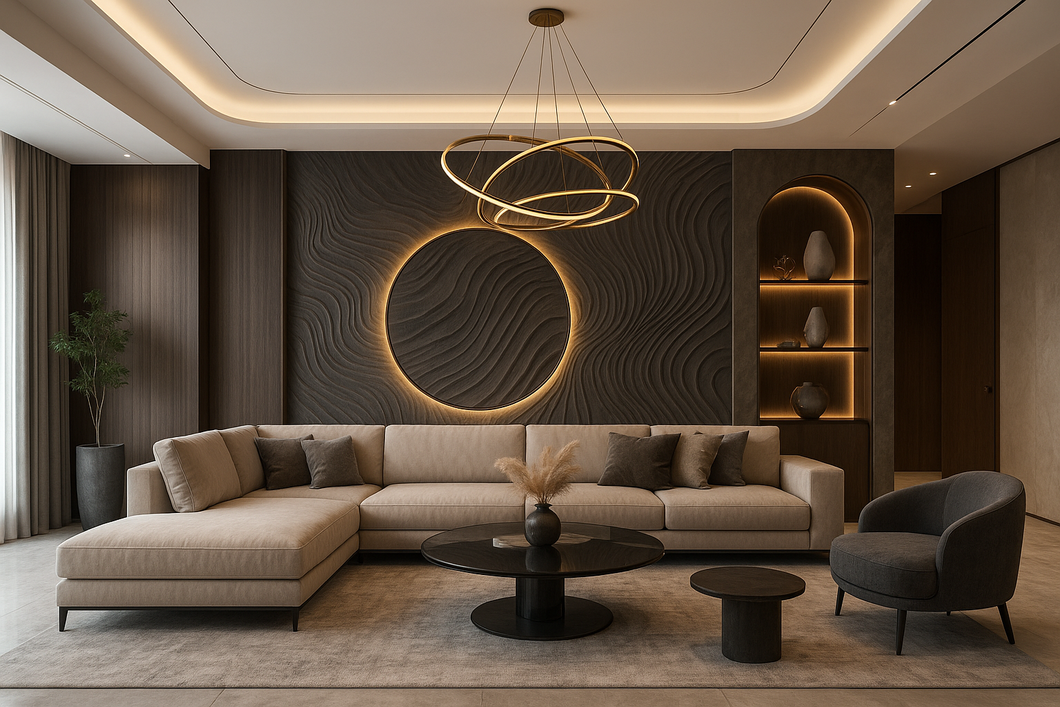 تشطيب فاخر لفلا بأسلوب معاصر - مشروع تشطيب في المنطقة الغربية لدى…