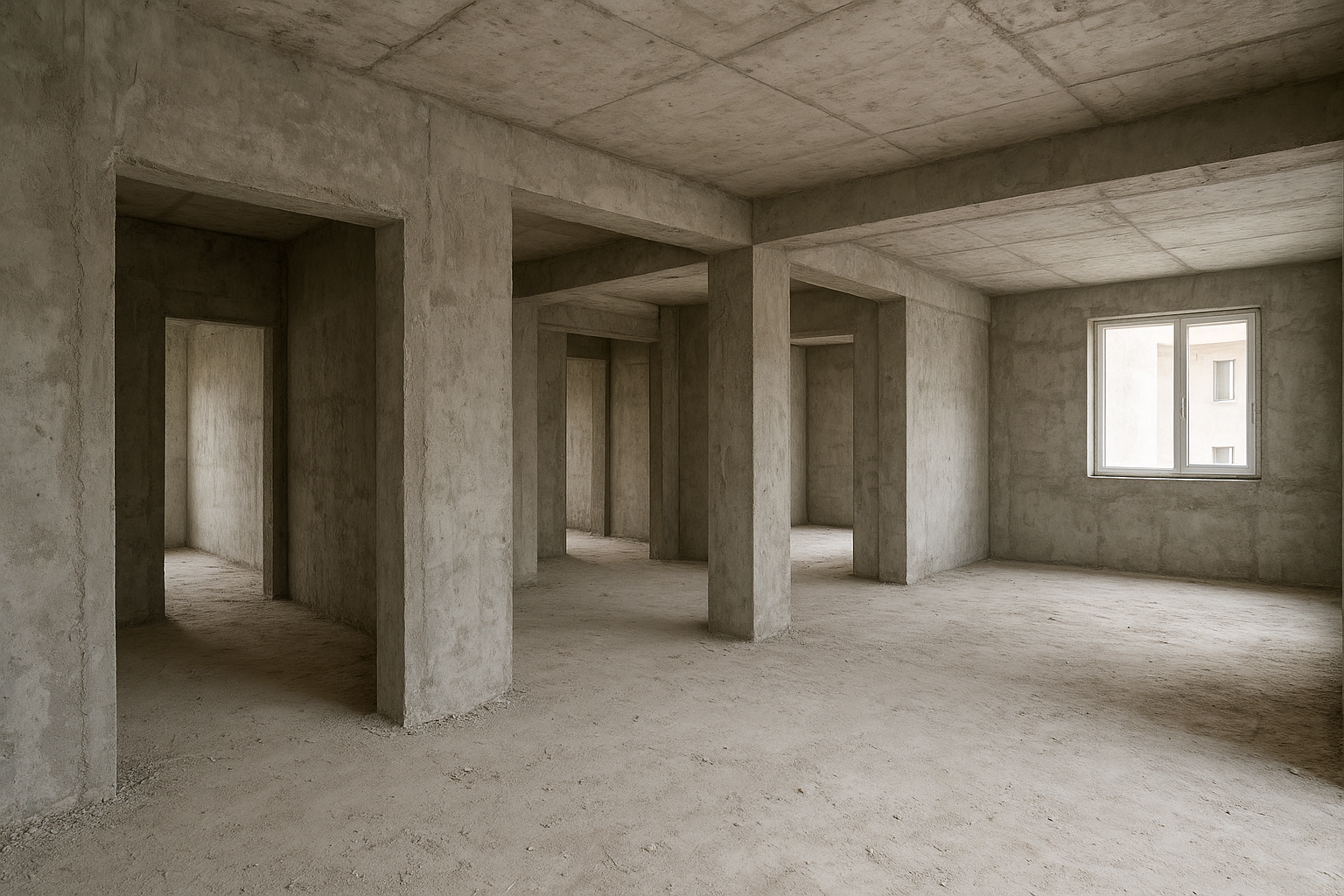 تشطيب شقتين على العظم بحاجة - مشروع تشطيب في المنطقة الغربية لدى ب…