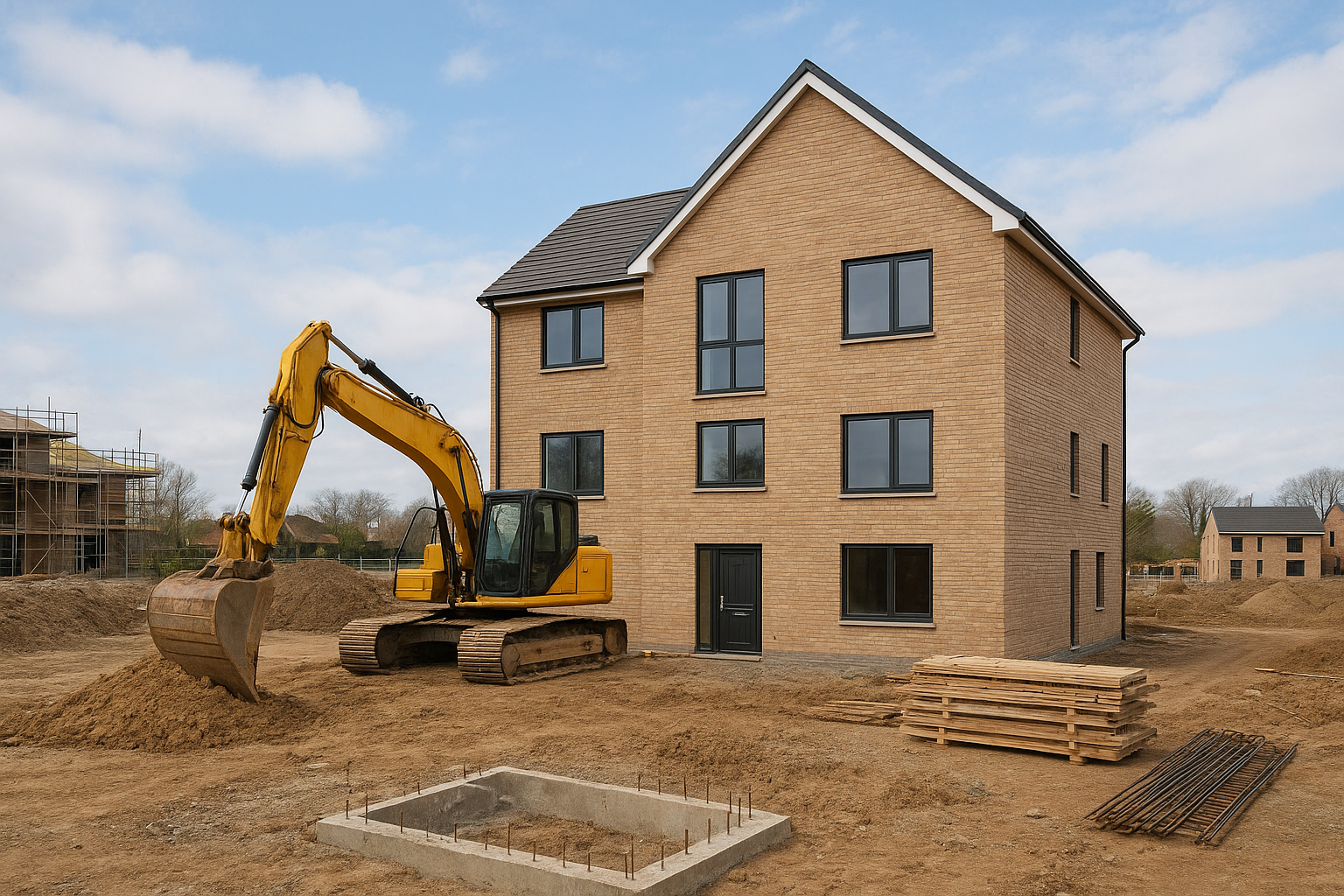 مشروع بناء جديد لتطوير قطعة - مشروع تشطيب في المنطقة الوسطى لدى بو…