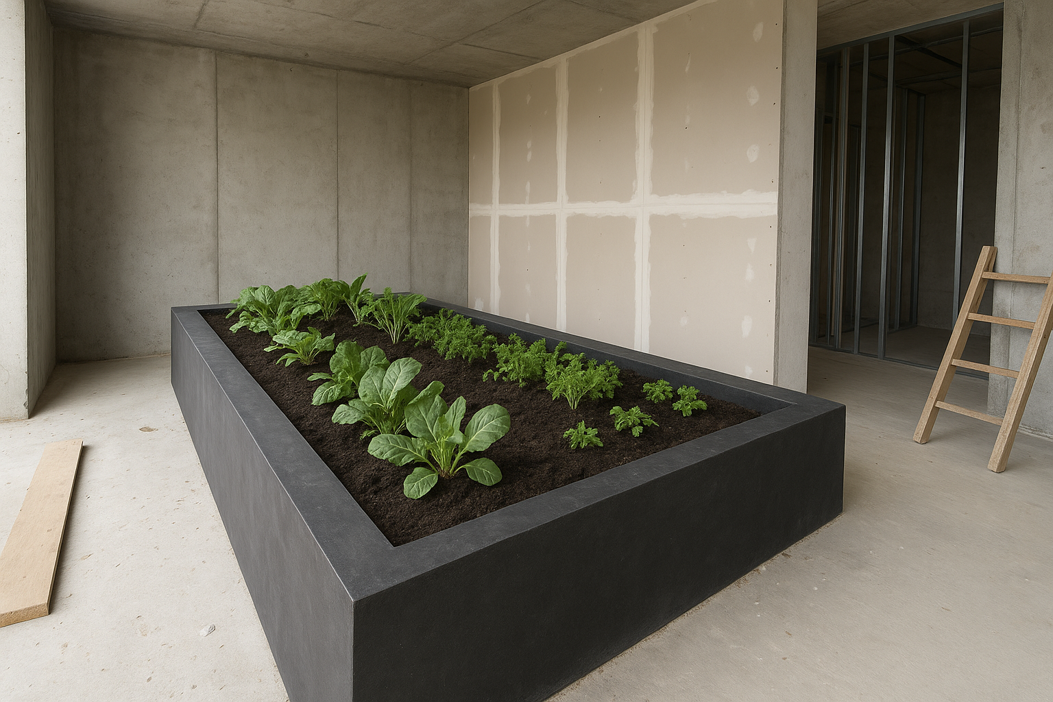 مشروع إنشاء حوض زراعة حديث - مشروع بناء جديد في المنطقة الوسطى لدى…